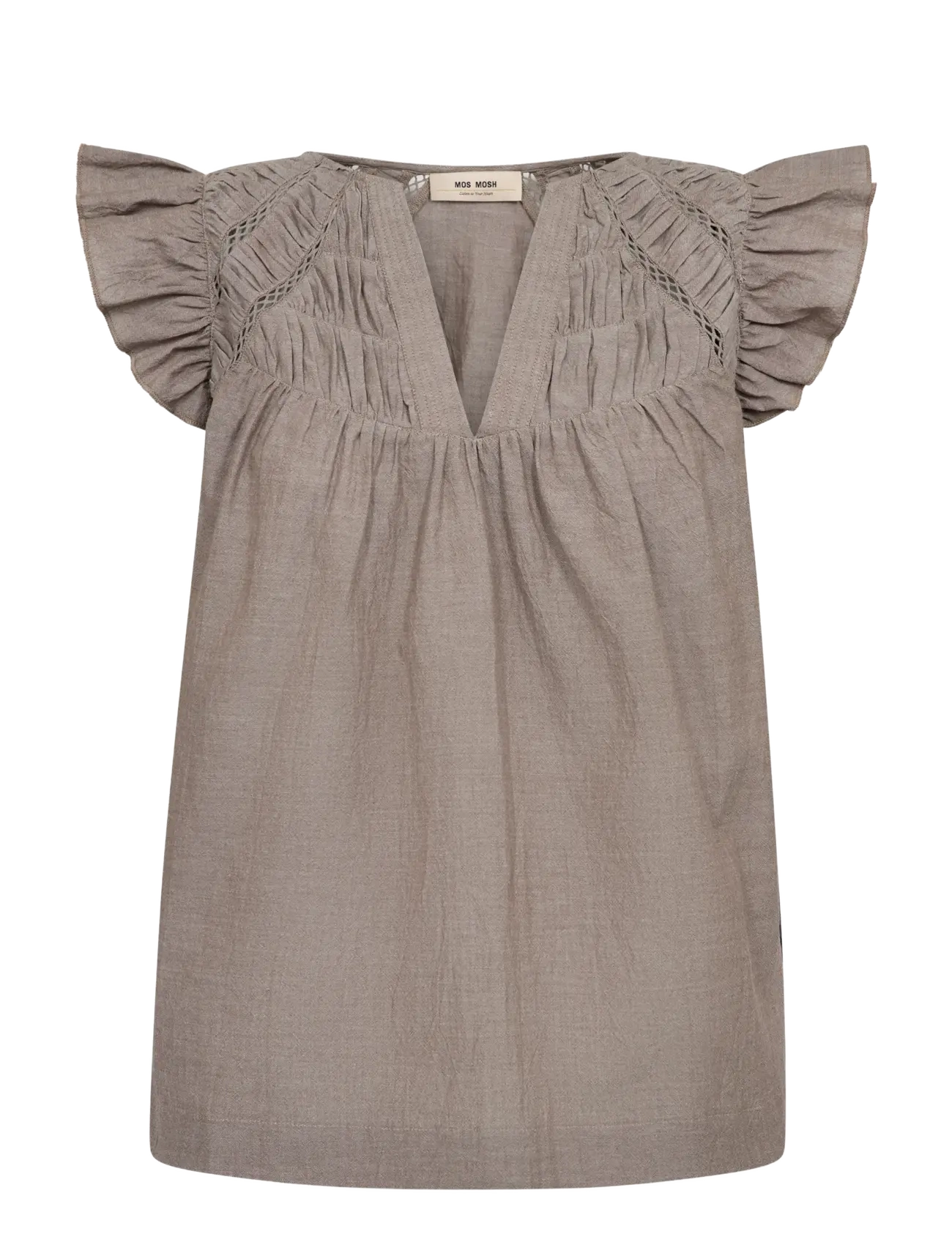 MOS MOSH Mmwoda Izha Bluse Braun - XL - Damen