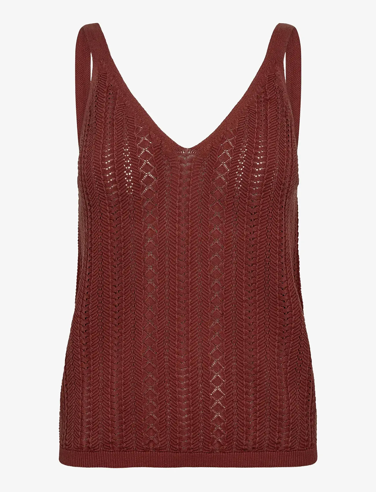 MOS MOSH - MMCressida Wash Knit Top - tanktops - cowhide - 1