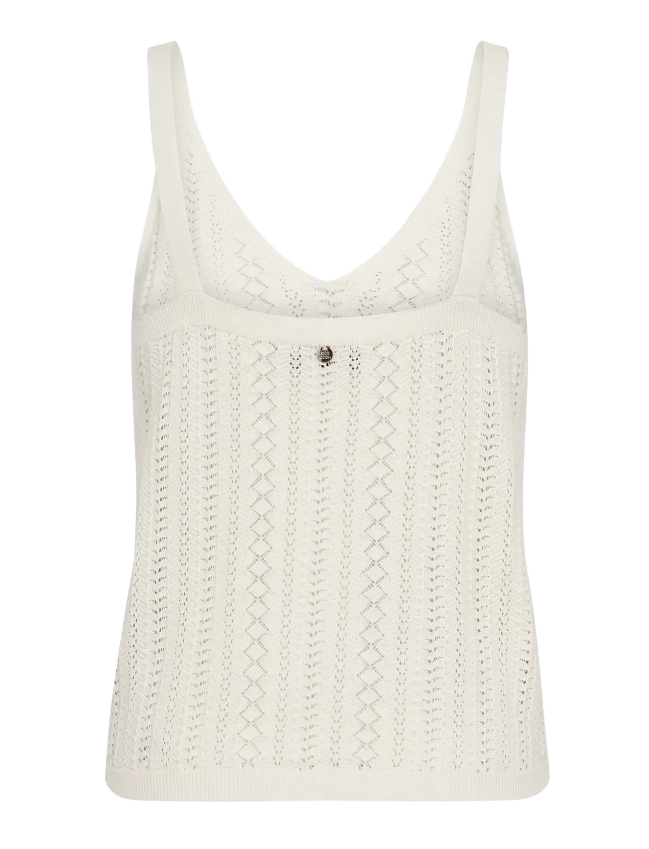 MOS MOSH - MMCressida Wash Knit Top - sleeveless tops - ecru - 2