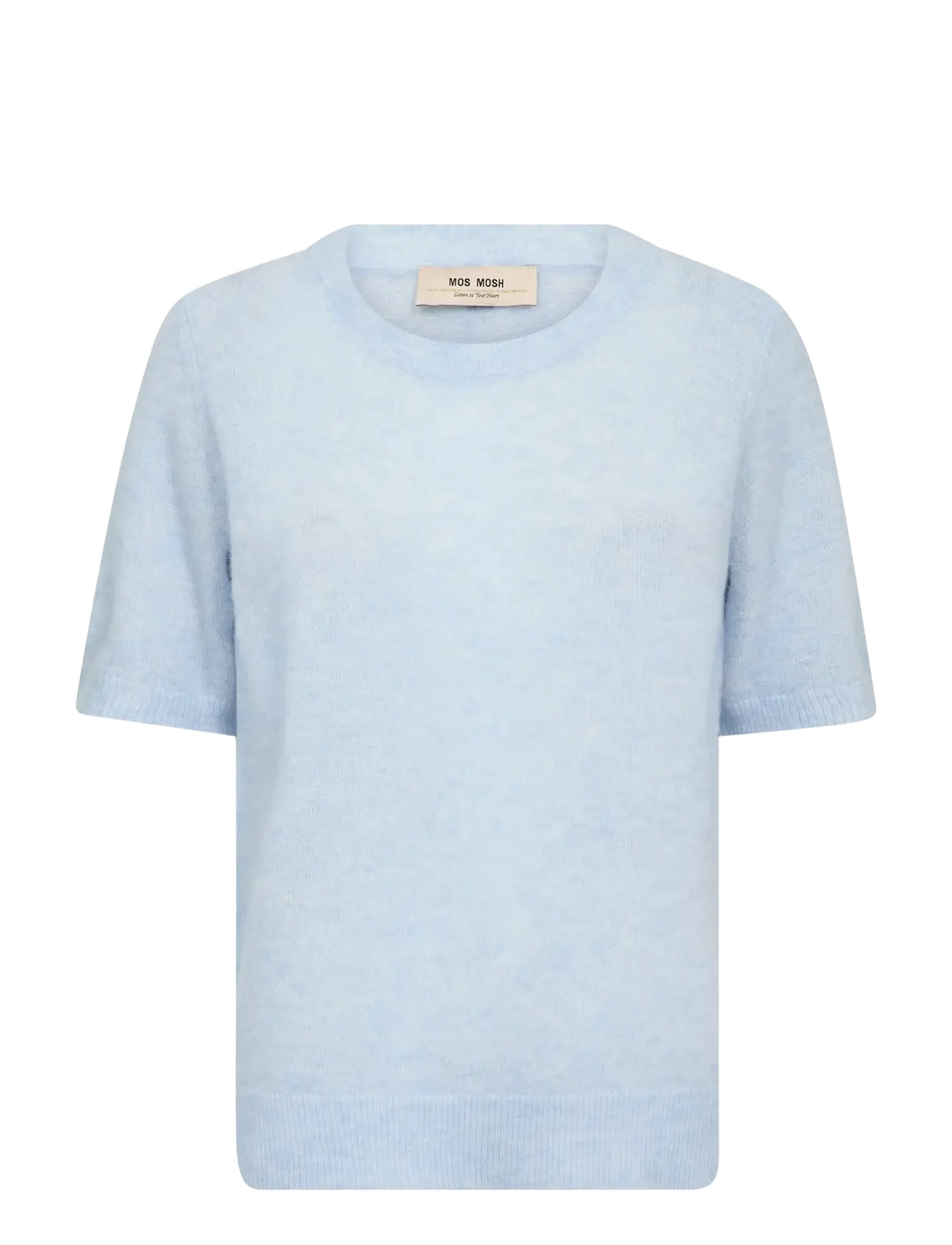 MOS MOSH MMMape SS O-Neck Knit - Strik - SKYWAY / blue