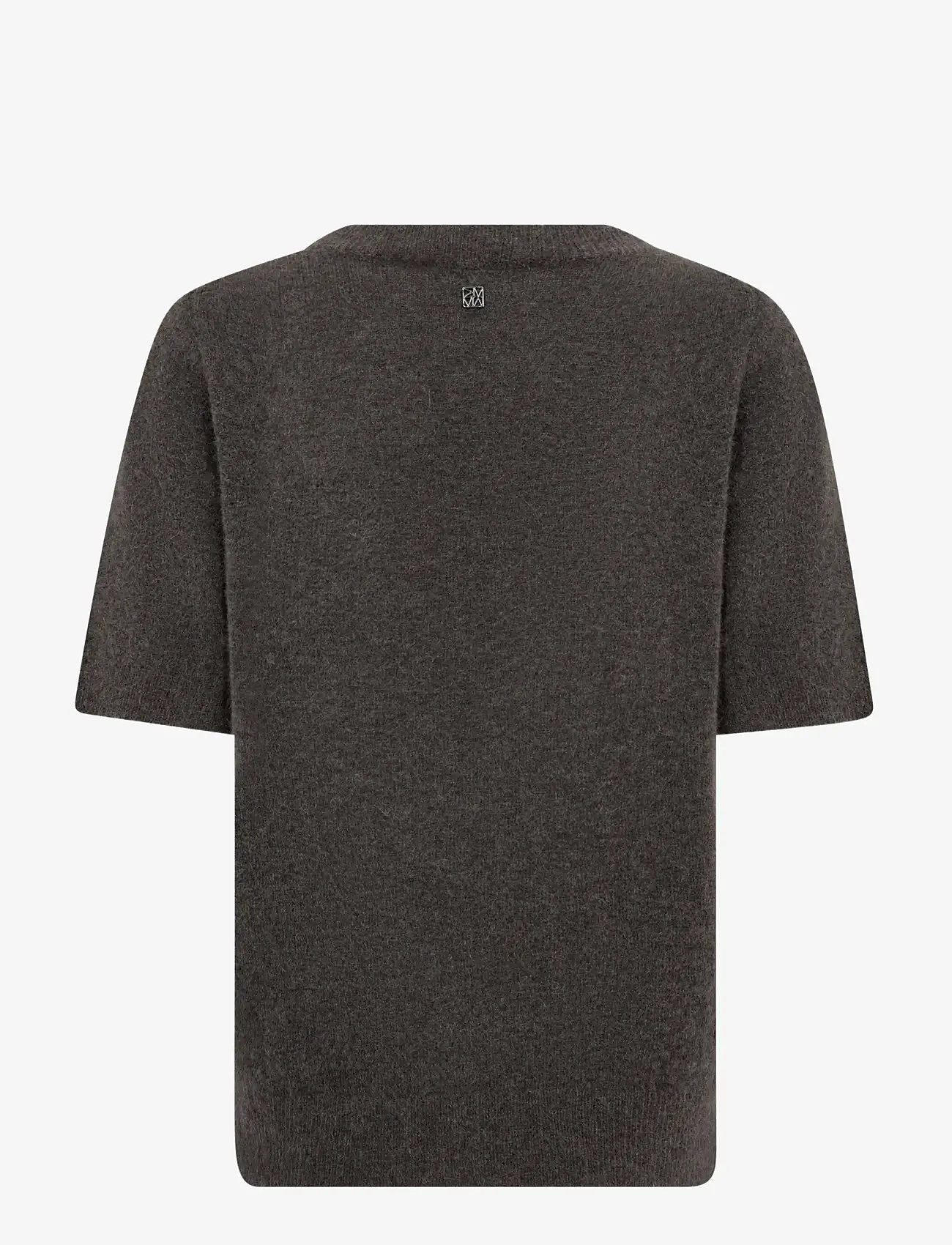 MOS MOSH - MMMape SS O-Neck Knit - striktrøjer - subterranean - 1