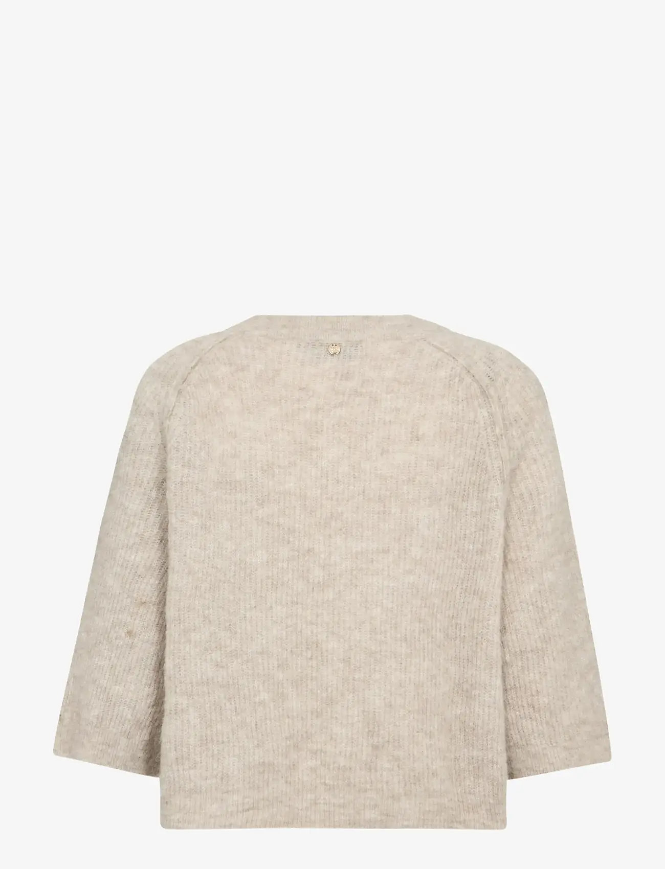MOS MOSH - MMThora Lizet Knit Cardigan - cardigans - feather gray - 2