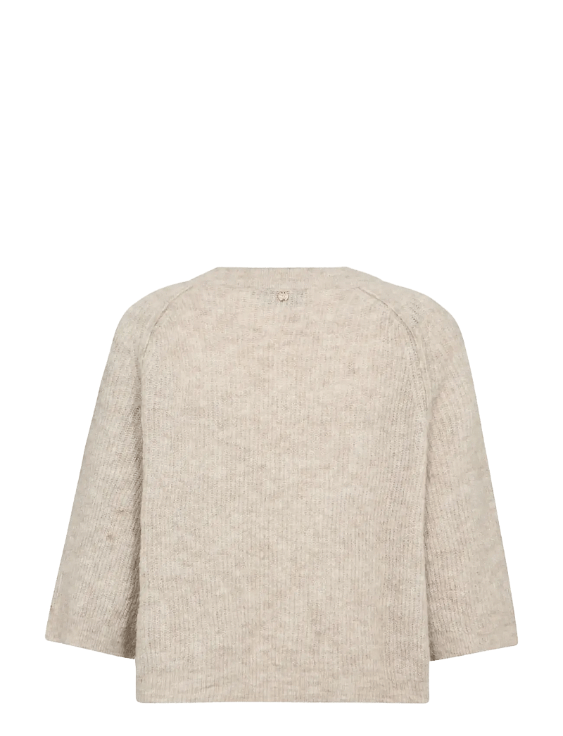 MOS MOSH - MMThora Lizet Knit Cardigan - cardigans - feather gray - 2