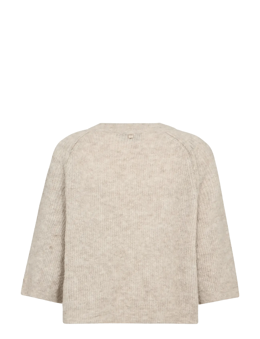 MOS MOSH - MMThora Lizet Knit Cardigan - cardigans - feather gray - 2