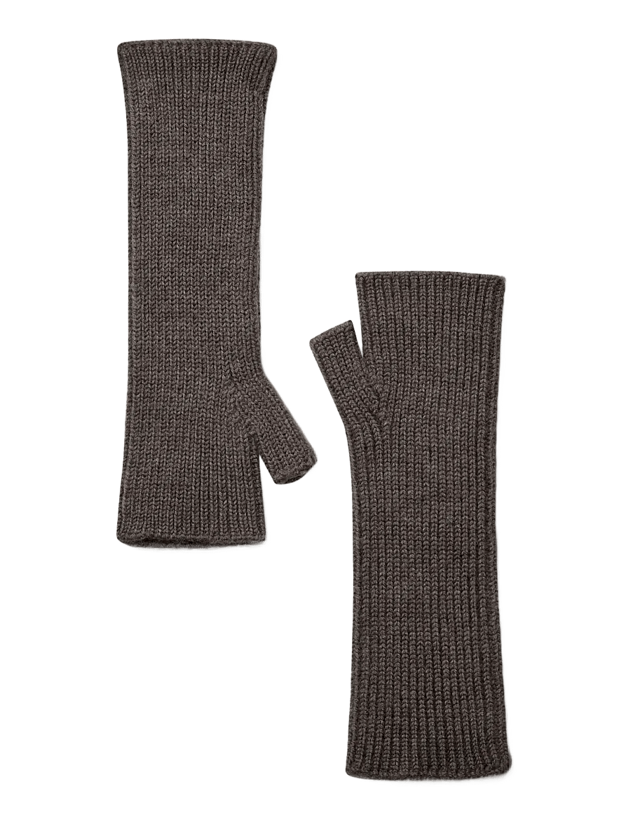 MOS MOSH - MMTova Wool Rib Mittens - handsker - subterranean - 0
