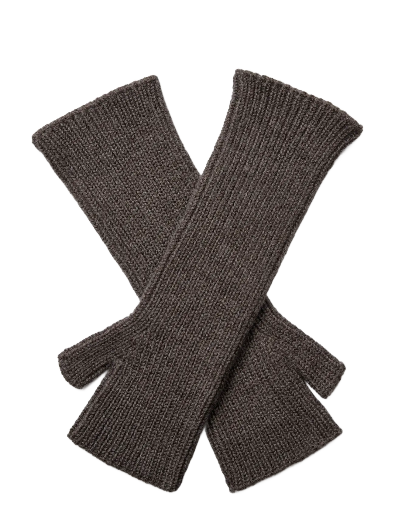MOS MOSH - MMTova Wool Rib Mittens - handsker - subterranean - 1
