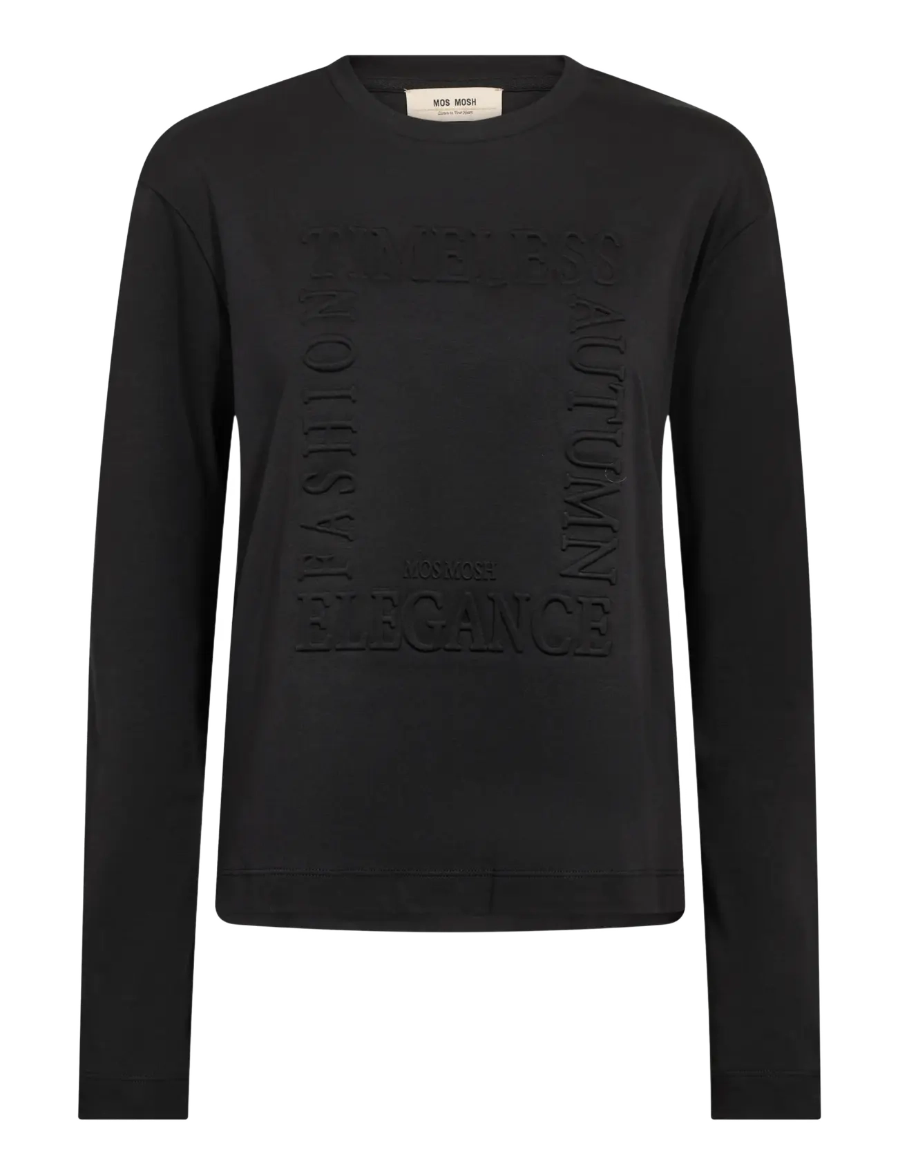 MOS MOSH - MMAly O-LS Tee - langärmlige tops - black - 1