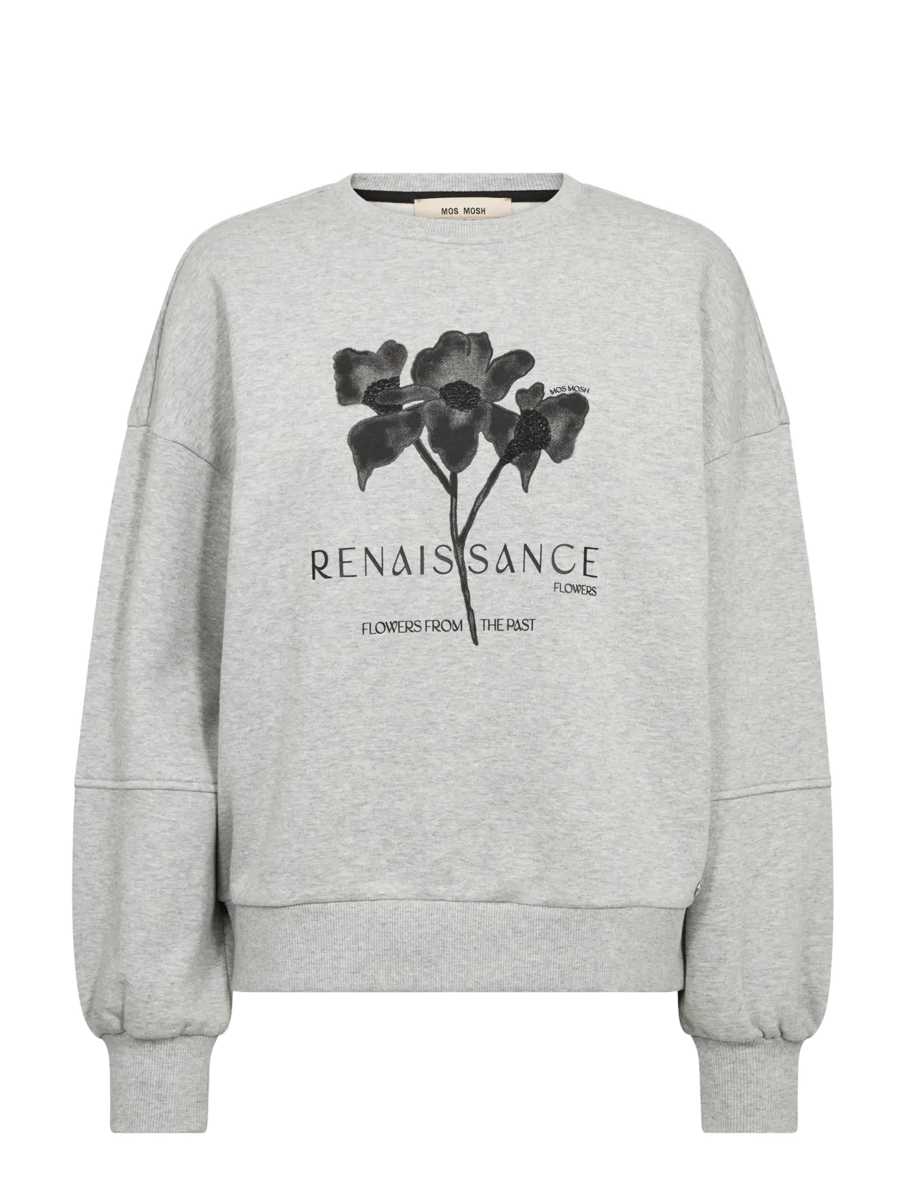 MOS MOSH MMCandela O-LS Sweatshirt - Sweatshirts & Kapuzenpullover - GREY MELANGE / grey
