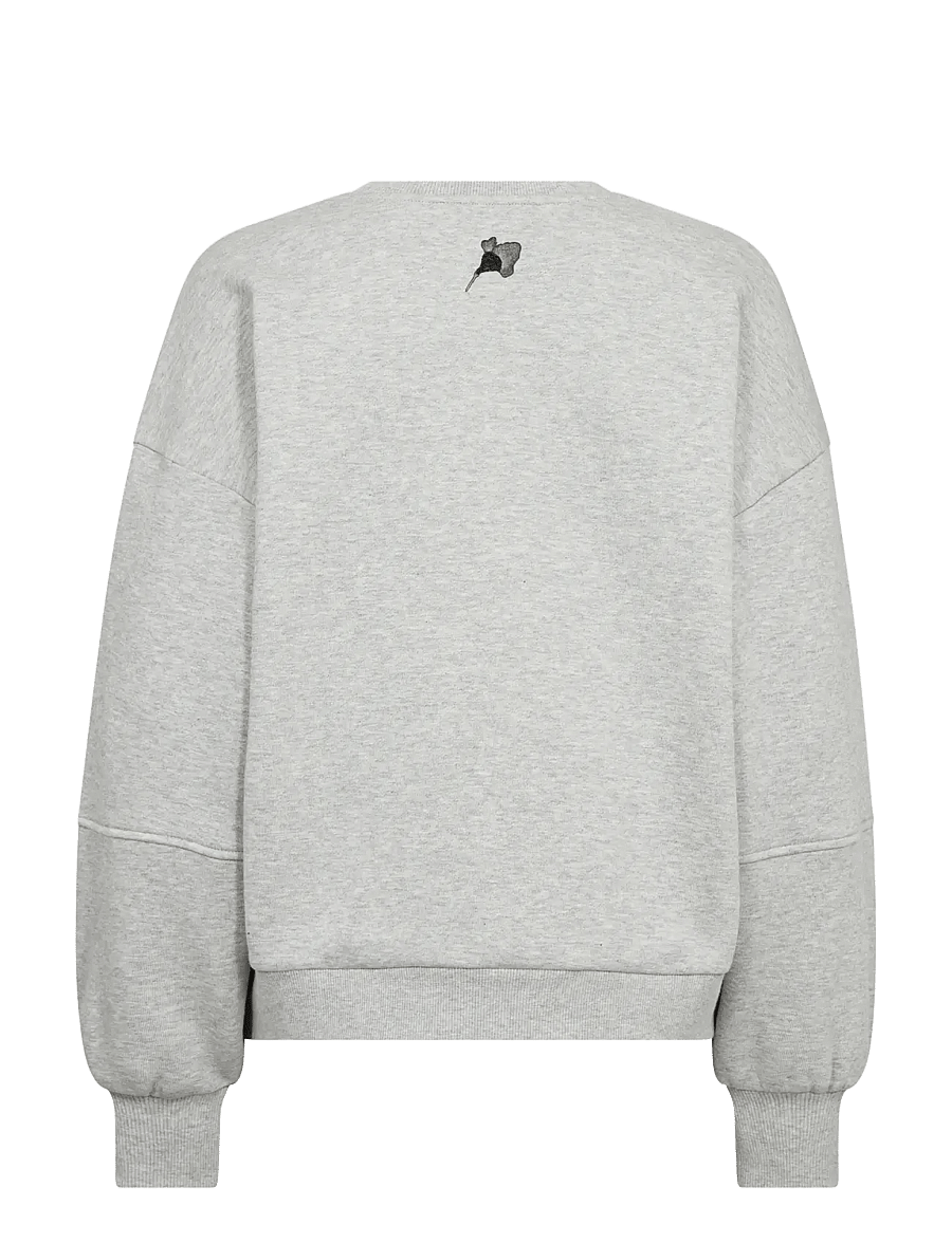 MOS MOSH - MMCandela O-LS Sweatshirt - sweatshirts - grey melange - 2