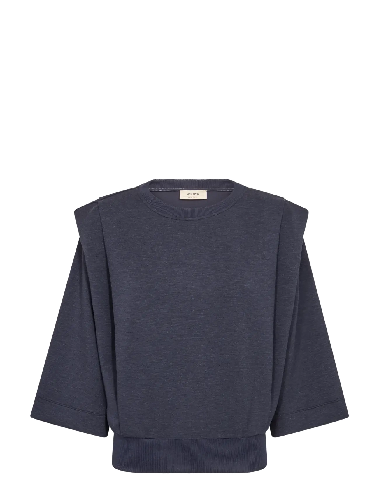 MOS MOSH MMMae O-3/4 Sleeve Sweatshirt - MOS MOSH - SALUTE NAVY / navy
