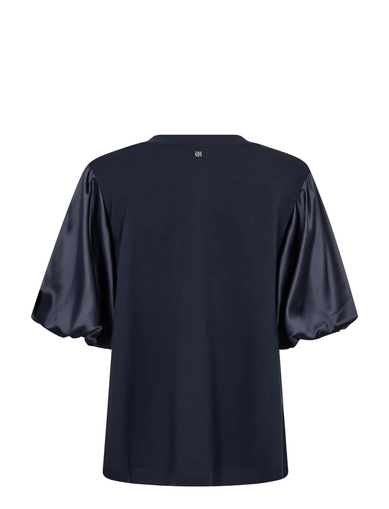 MOS MOSH - MMDuba O-SS Satin Sweatshirt - salute navy - 2