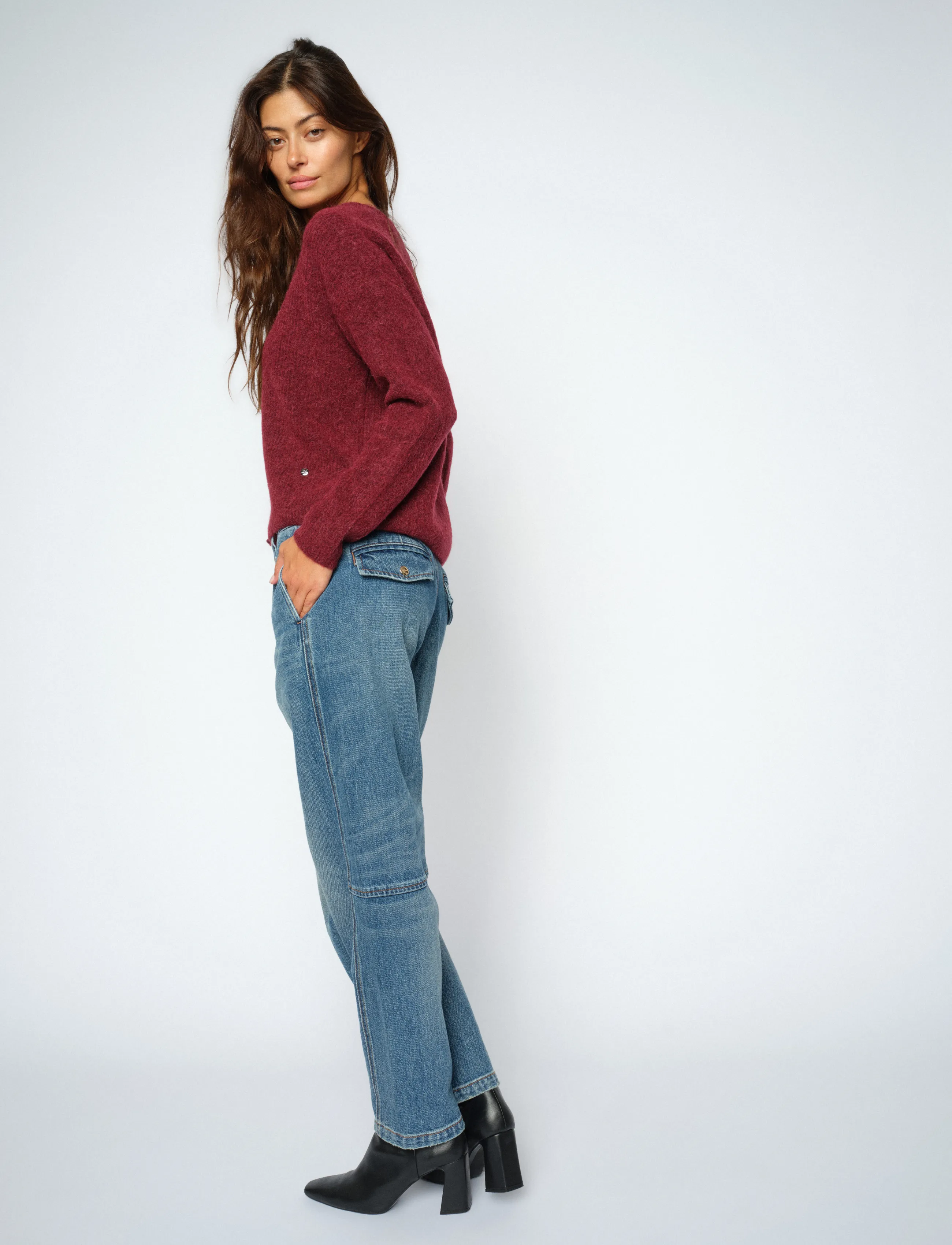 Mos Mosh Mmaymen Chino Denim Jeans dam – bild 2