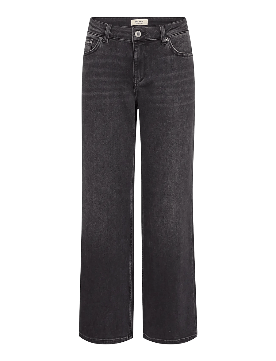 MOS MOSH - MMDara Hera Jeans - laia säärega teksad - dark grey - 1