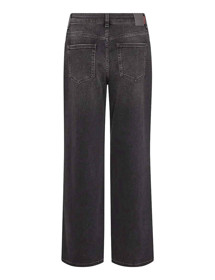 MOS MOSH - MMDara Hera Jeans - laia säärega teksad - dark grey - 2