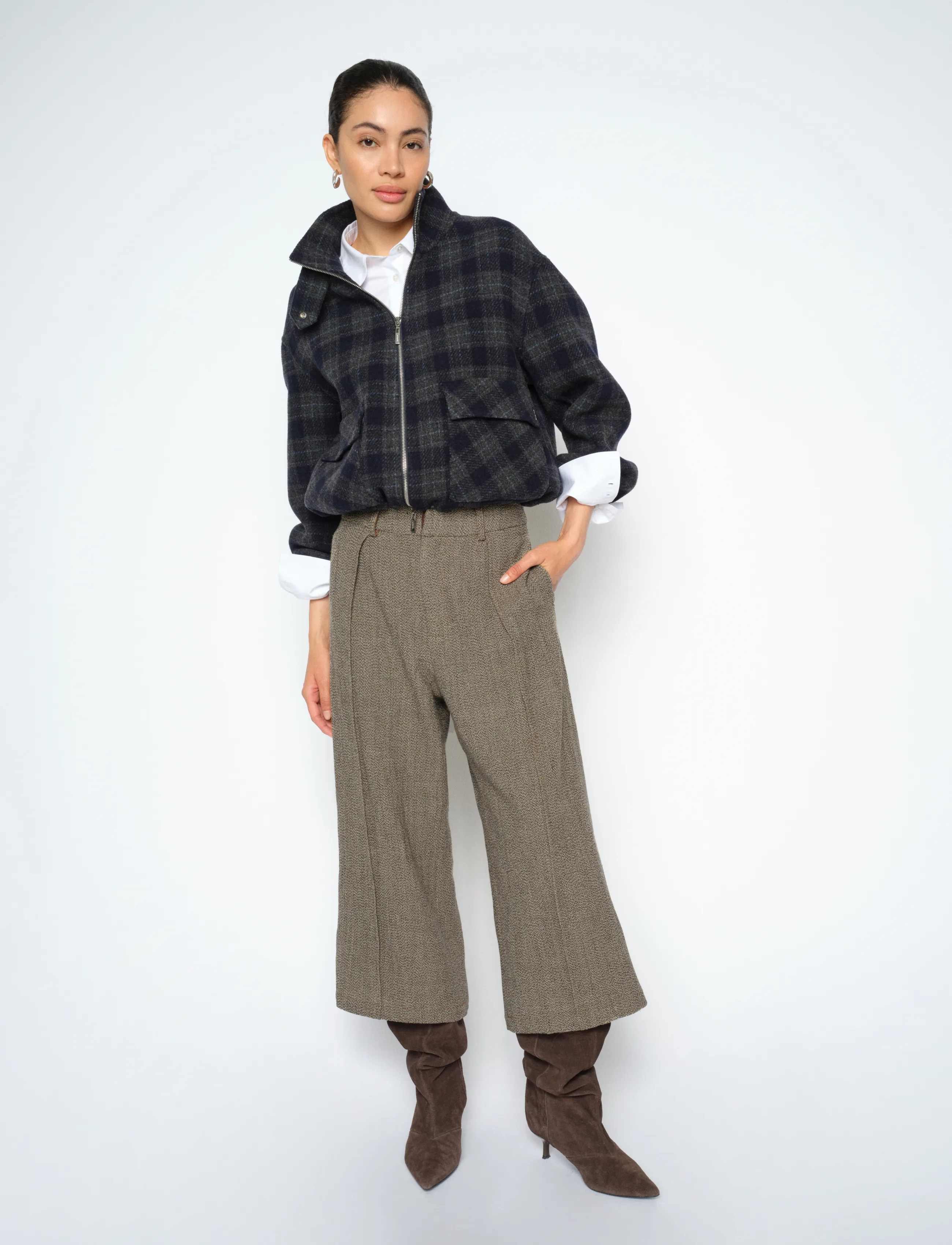 MOS MOSH MMCorinne Utah Pant - Culottes - DARK CAMEL / brown