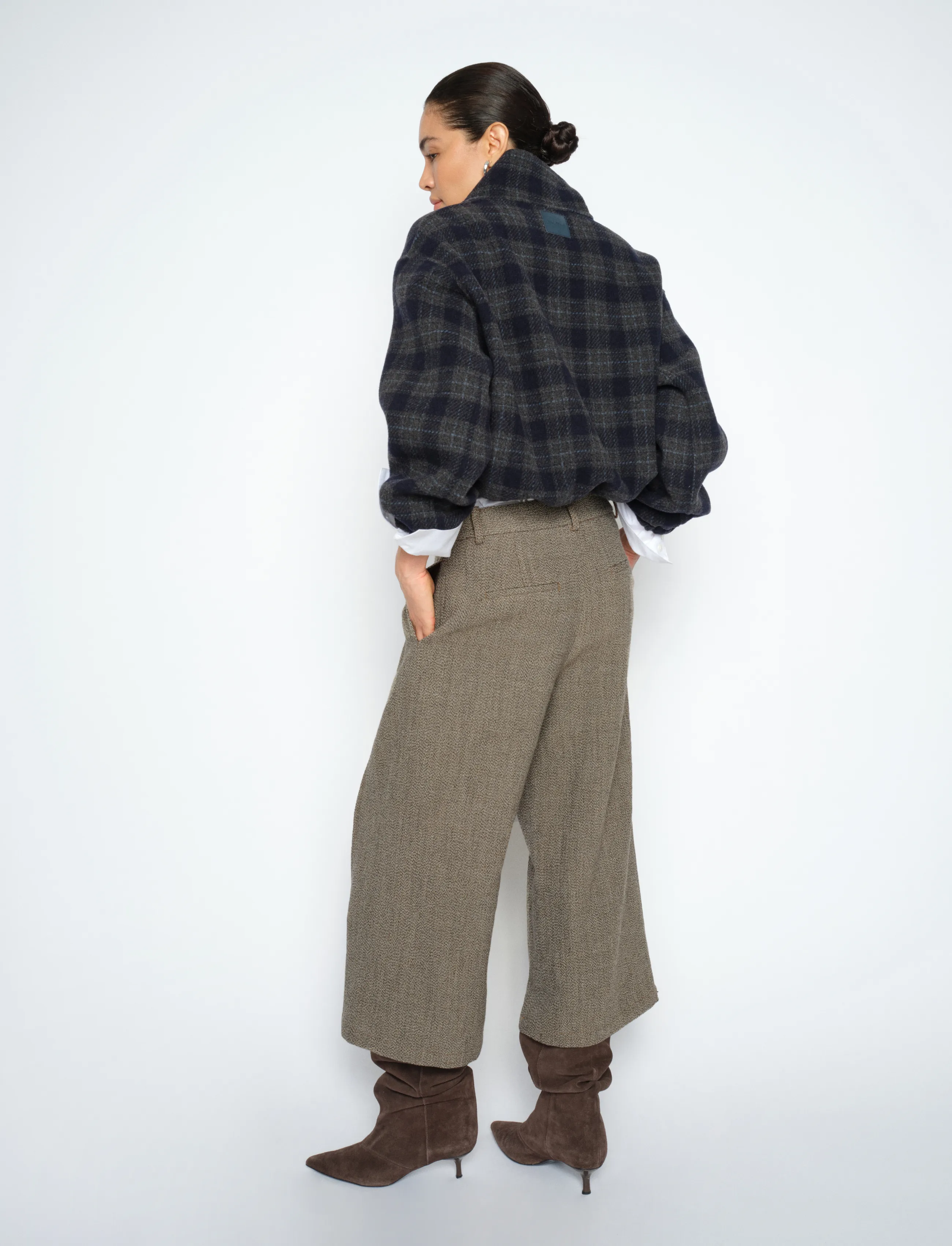 MOS MOSH - MMCorinne Utah Pant - culottes - dark camel - 3