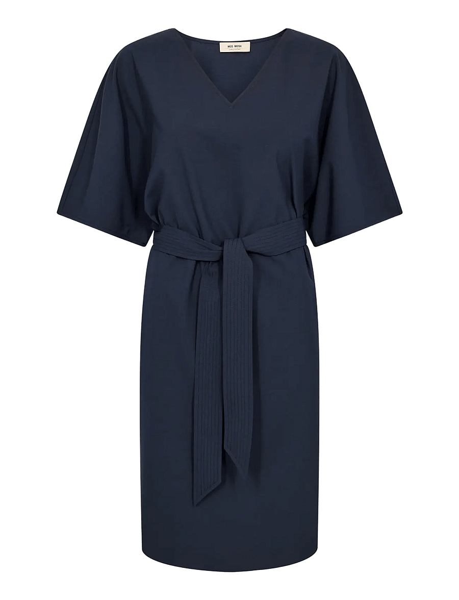 MOS MOSH - MMRikula Roy Dress - midikleider - salute navy - 1