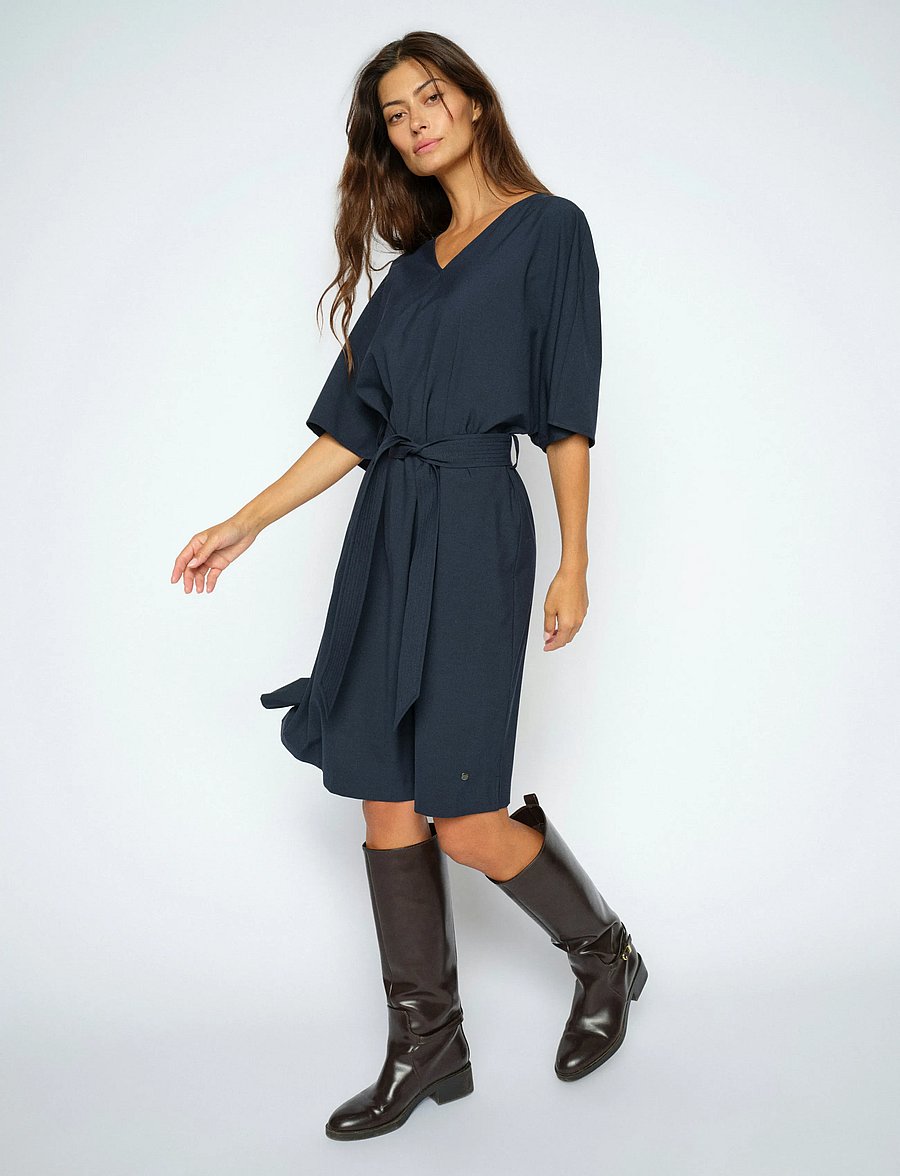 MOS MOSH - MMRikula Roy Dress - midikleider - salute navy - 4