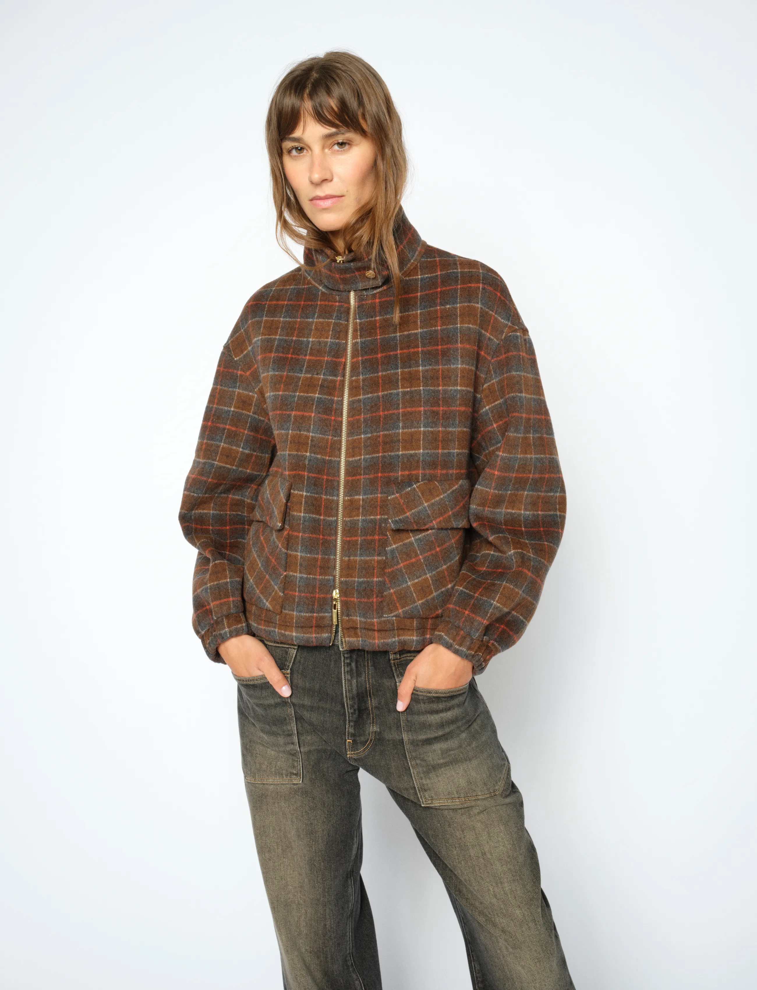 Mos Mosh Mmcamille Check Jacket kavajer & blazers dam – bild 2