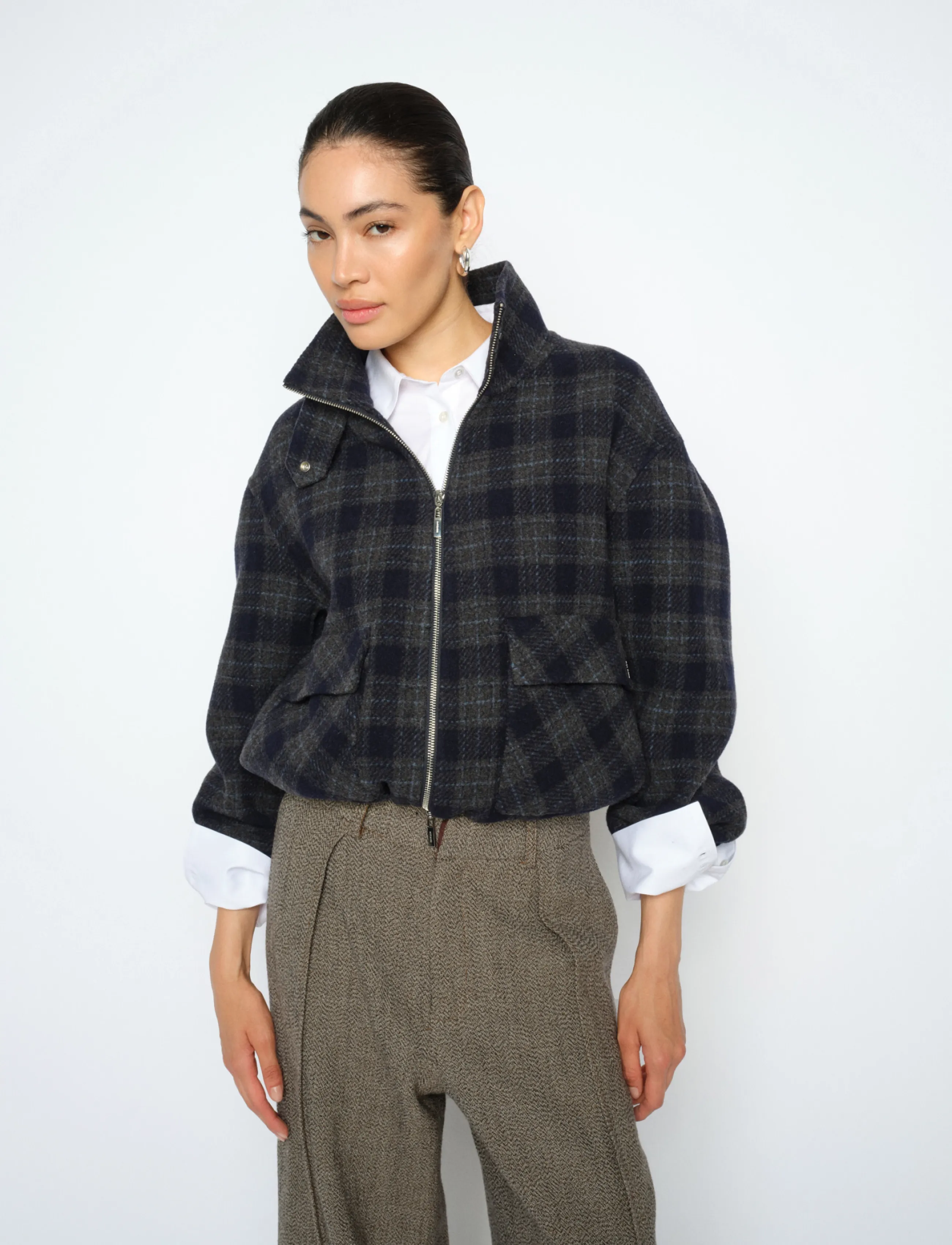 Mmcamille Check Jacket