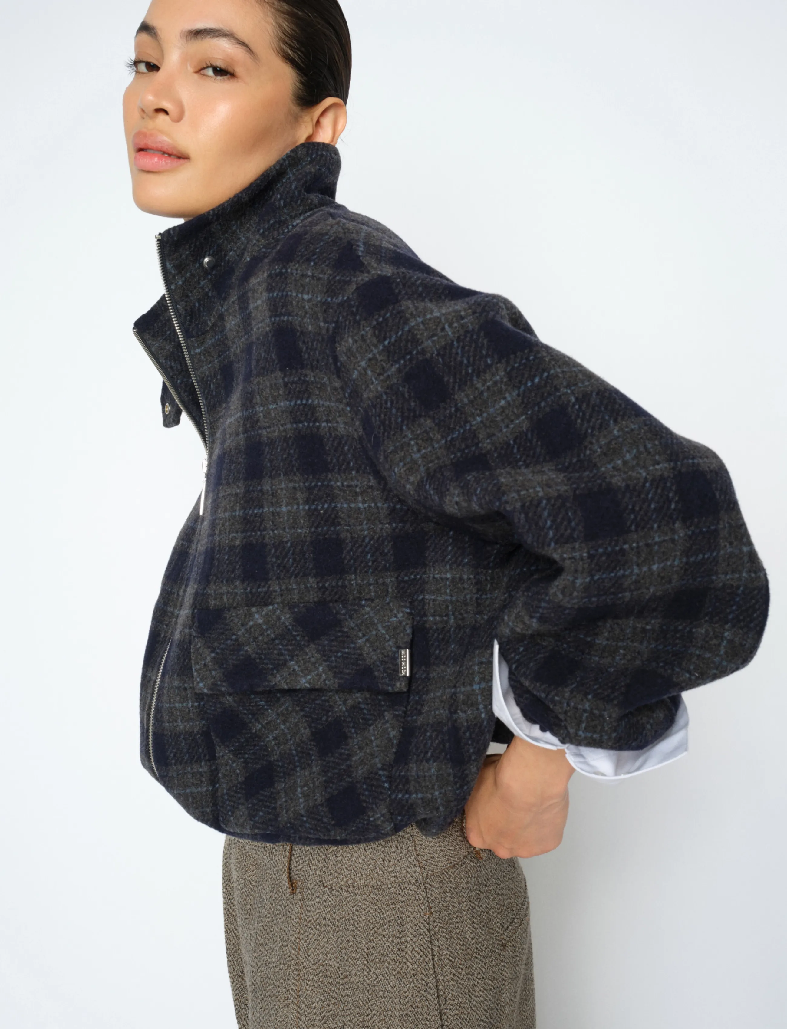 Mos Mosh Mmcamille Check Jacket kavajer & blazers dam – bild 2