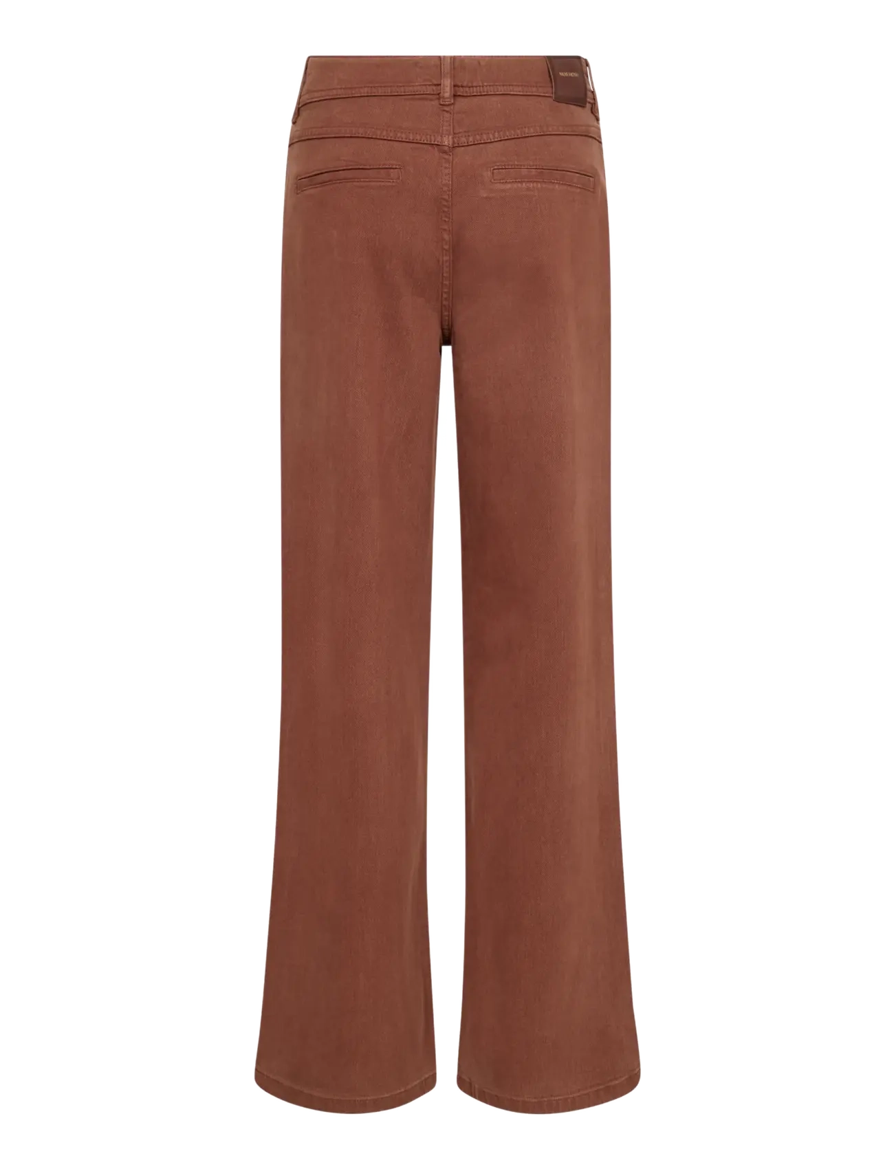 MOS MOSH - MMSoey Marbido Pant - bukser med brede ben - downtown brown - 2