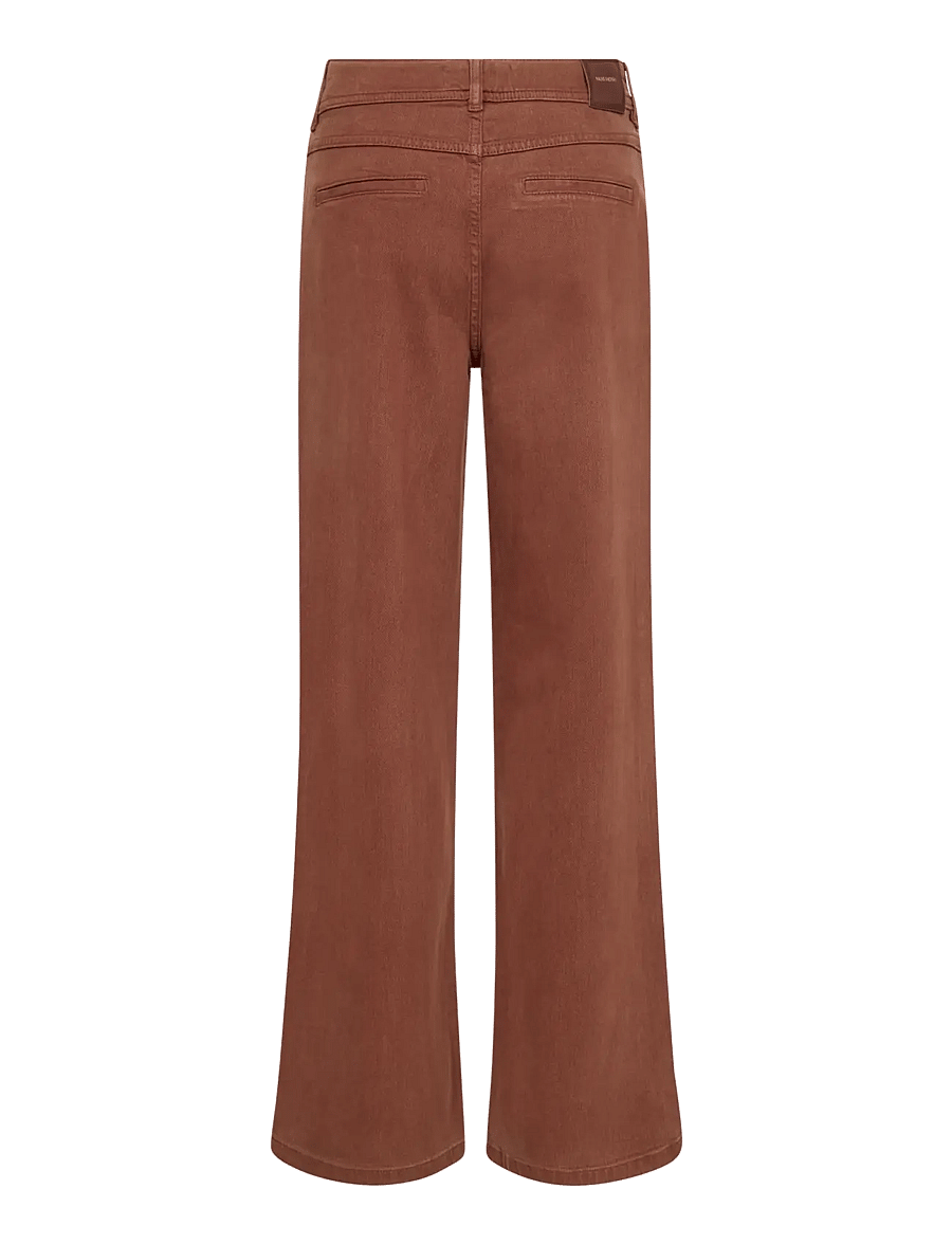 MOS MOSH - MMSoey Marbido Pant - hosen mit weitem bein - downtown brown - 2