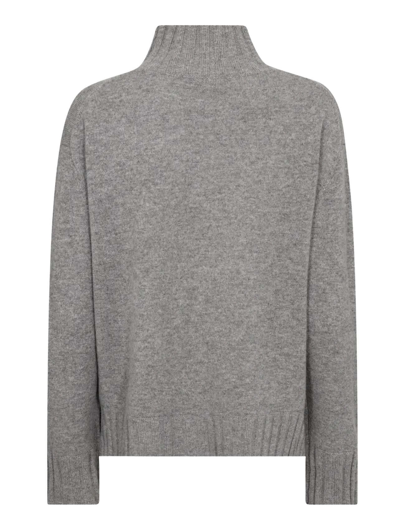MOS MOSH - MMAima Cashmere Highneck Knit - kaschmir - grey melange - 2