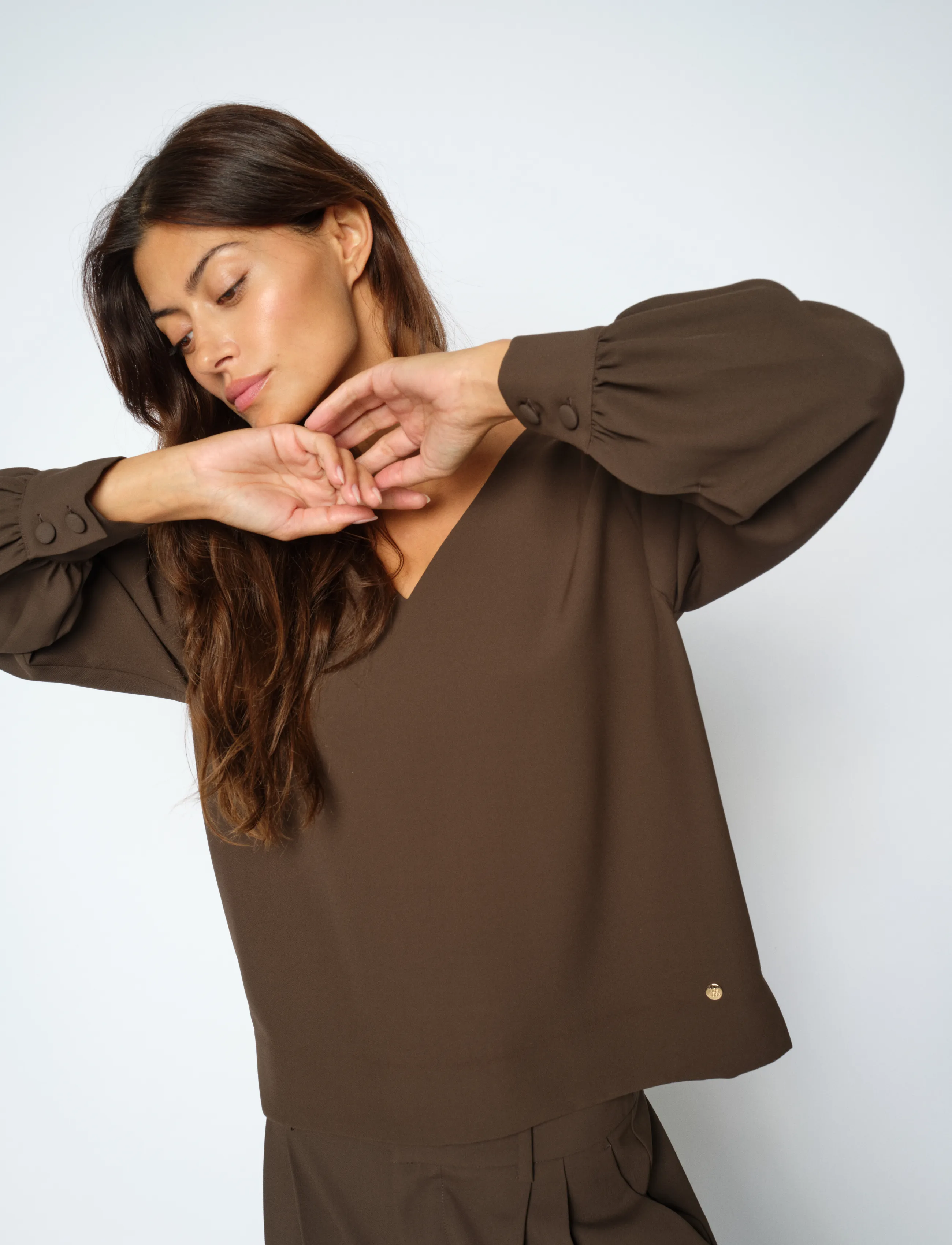 MOS MOSH MMKylie Miley Blouse - Blouses - DELICIOSO / brown