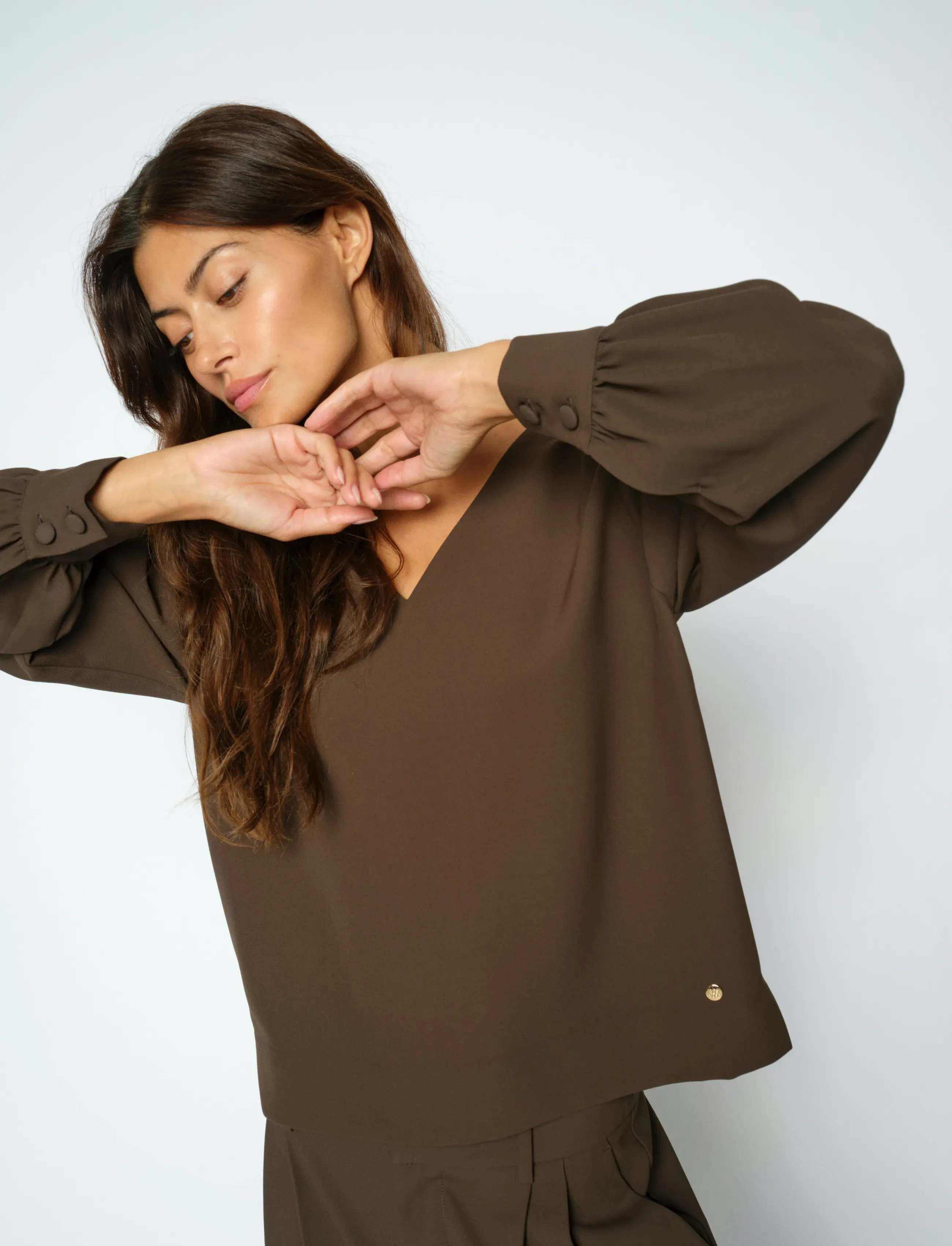 MOS MOSH - MMKylie Miley Blouse - langärmelige blusen - delicioso - 4