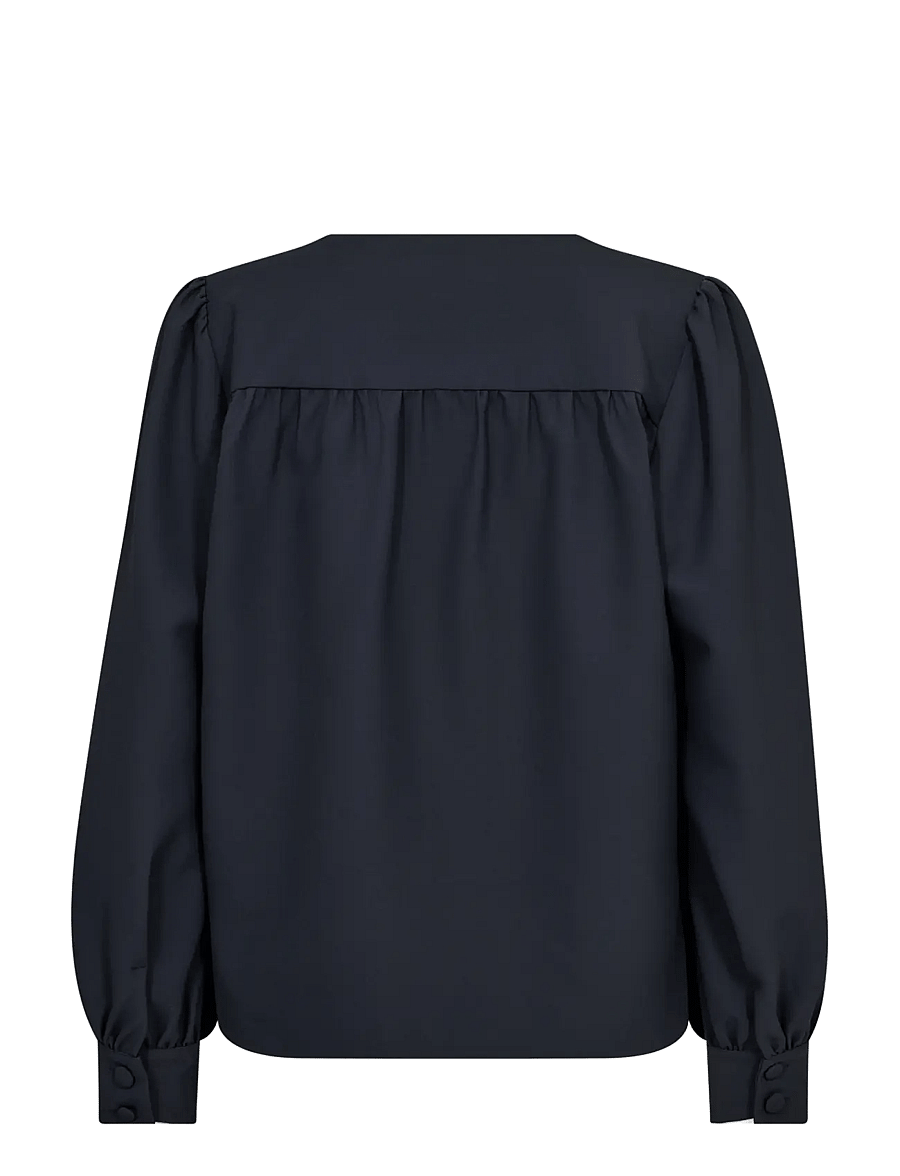 MOS MOSH - MMKylie Miley Blouse - langärmelige blusen - salute navy - 2
