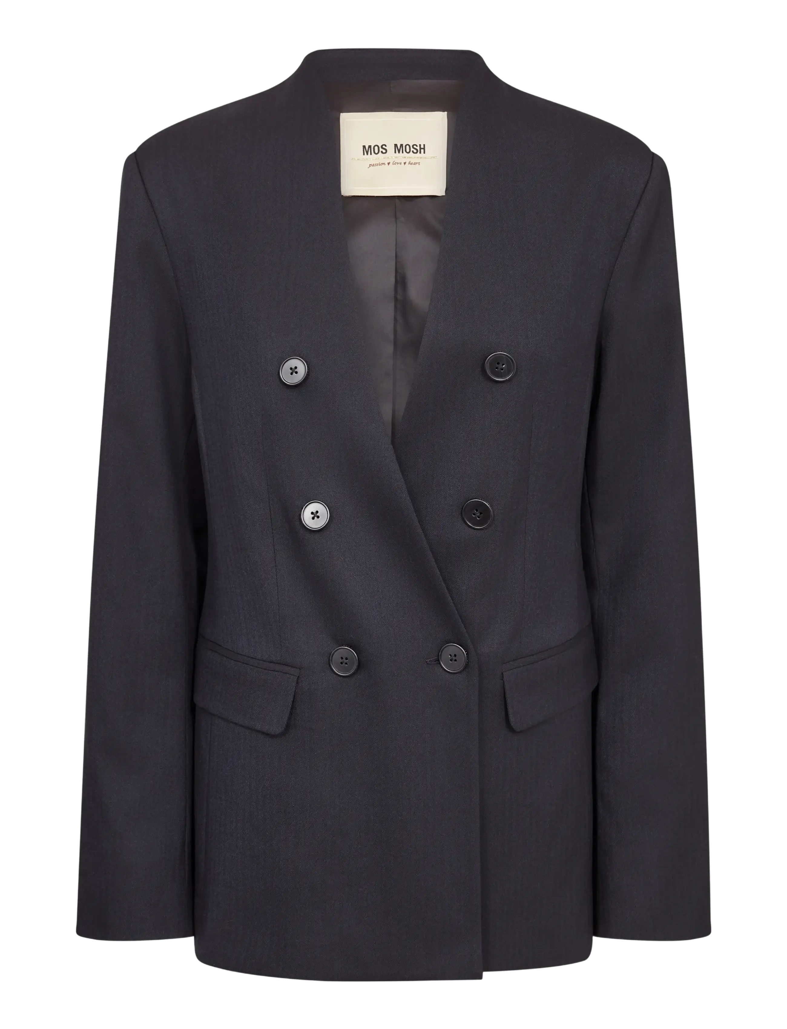 MOS MOSH MMSilvi Caro Blazer - Kaherealised pintsakud - SALUTE NAVY / navy