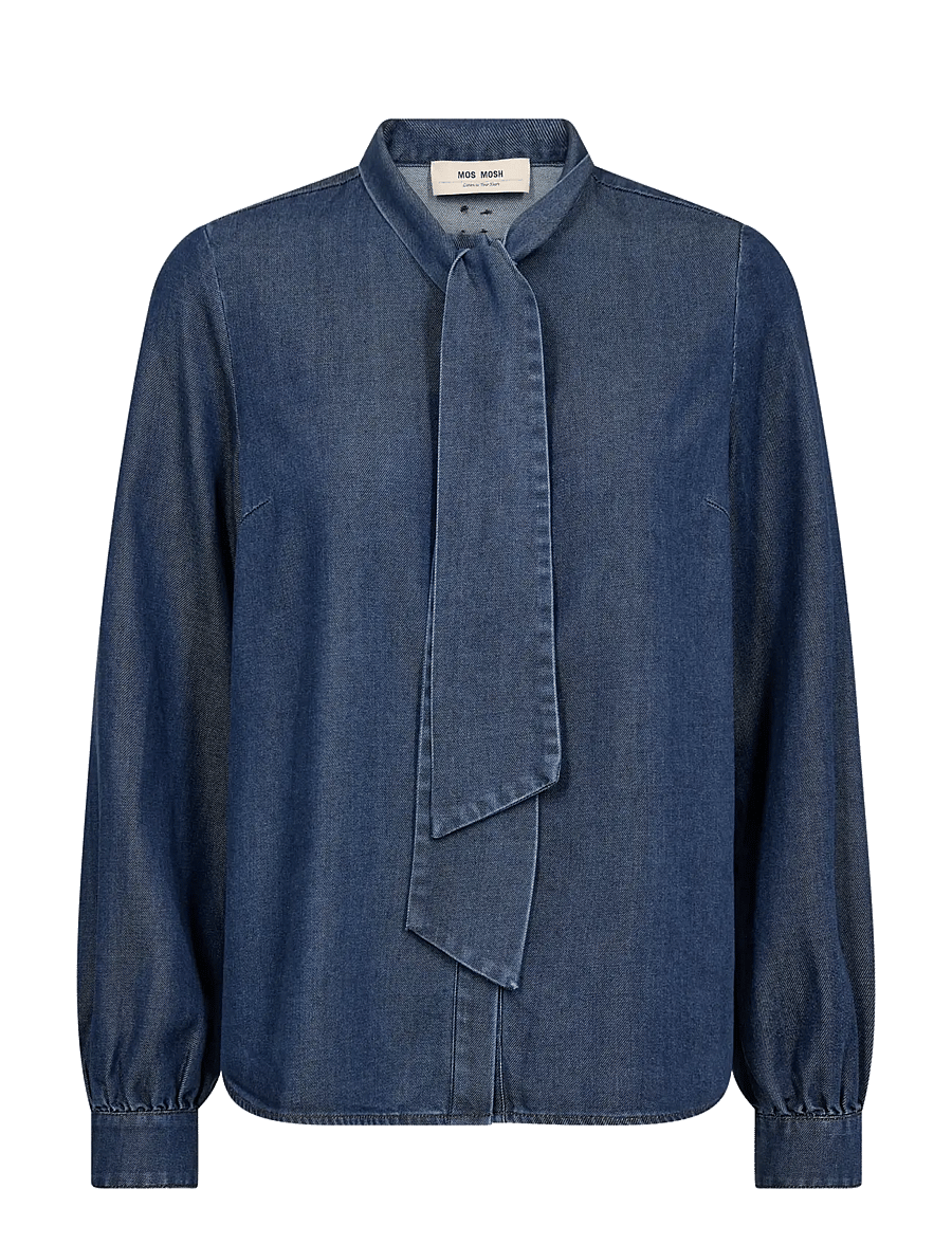 MOS MOSH - MMPaloma Lio Shirt - jeanshemden - dark blue - 1