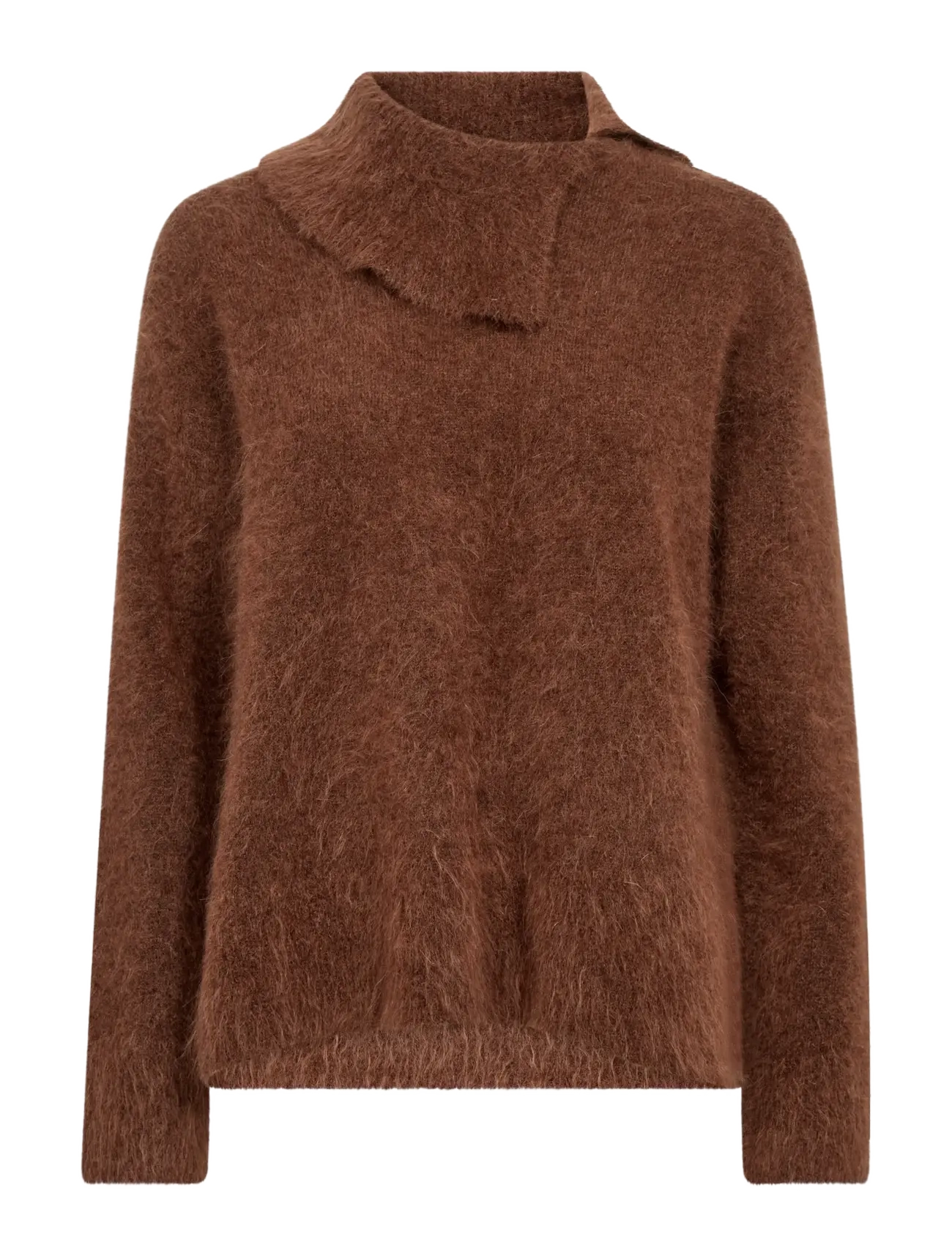 MOS MOSH MMKatri Alila Mohair Knit - Jumpers - DOWNTOWN BROWN / brown