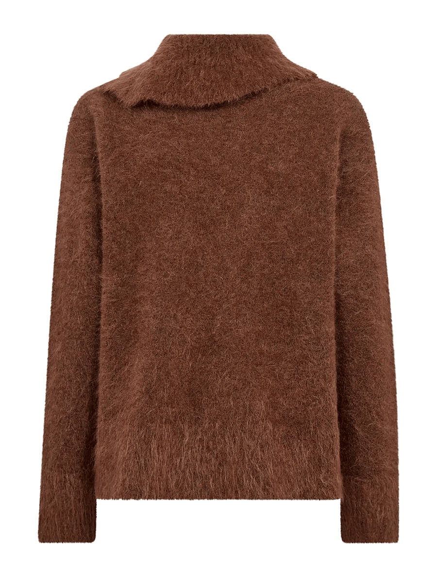 MOS MOSH - MMKatri Alila Mohair Knit - pullover - downtown brown - 2