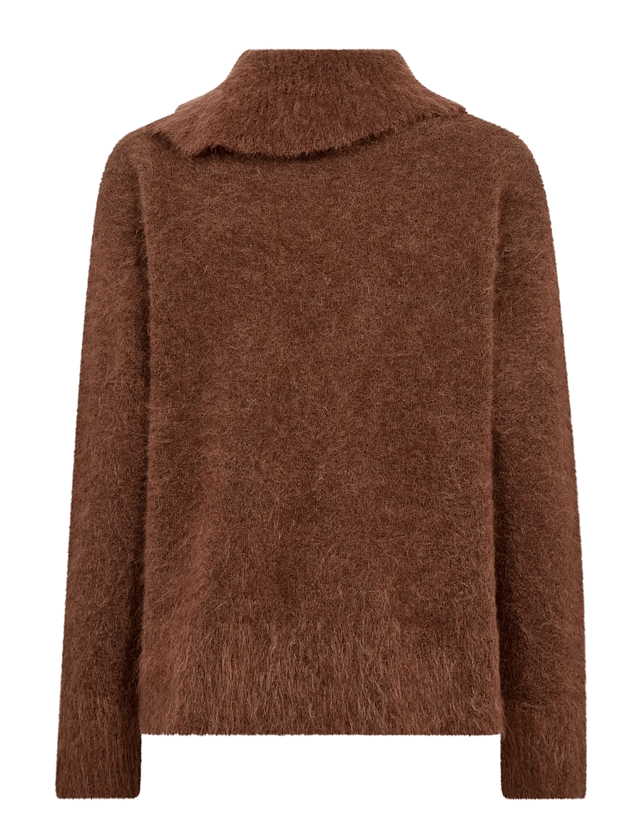 MOS MOSH - MMKatri Alila Mohair Knit - pullover - downtown brown - 2