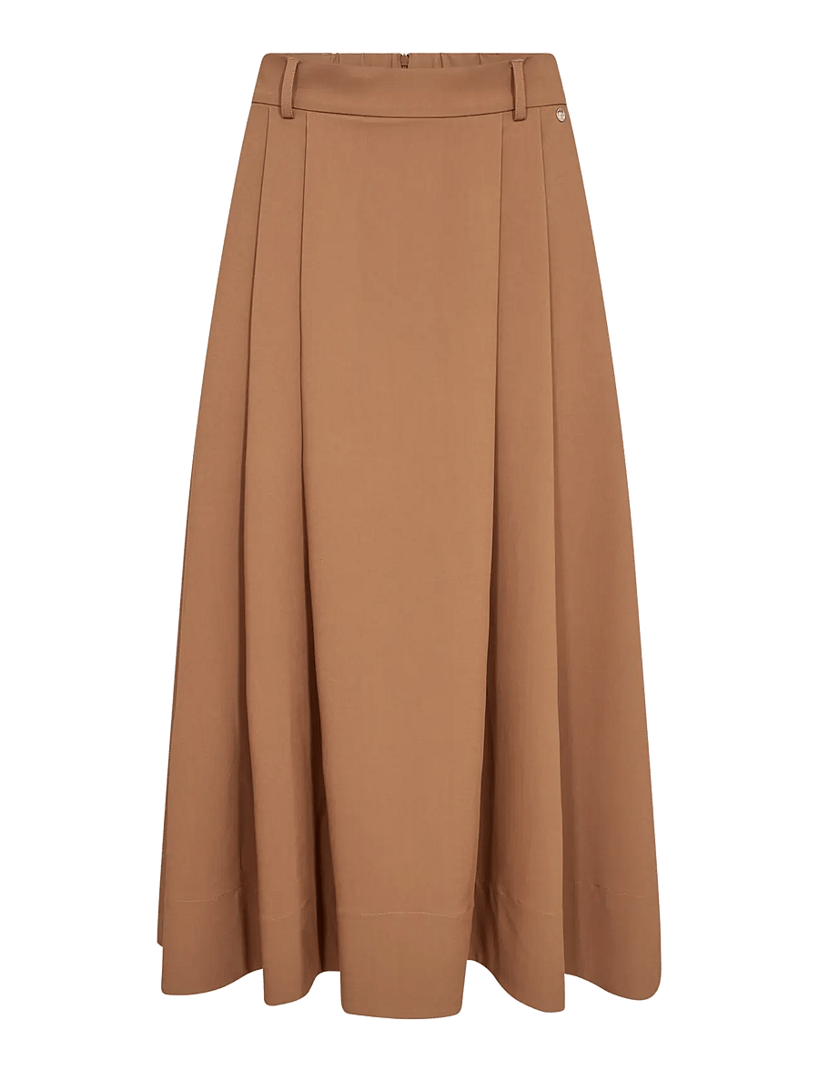 MOS MOSH - MMKit Sato Skirt - faltenröcke - dark camel - 1