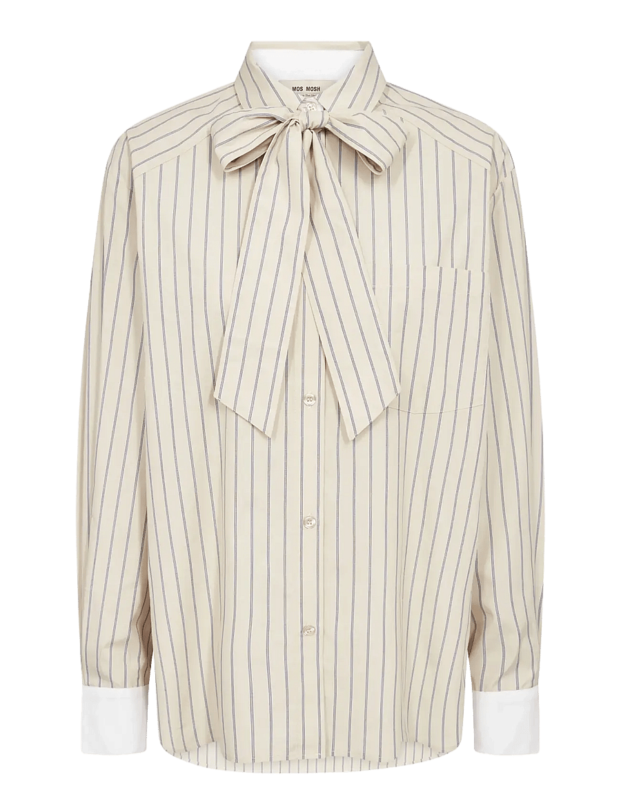 MOS MOSH - MMKeeva Lilou Shirt - langærmede skjorter - oxford tan - 1