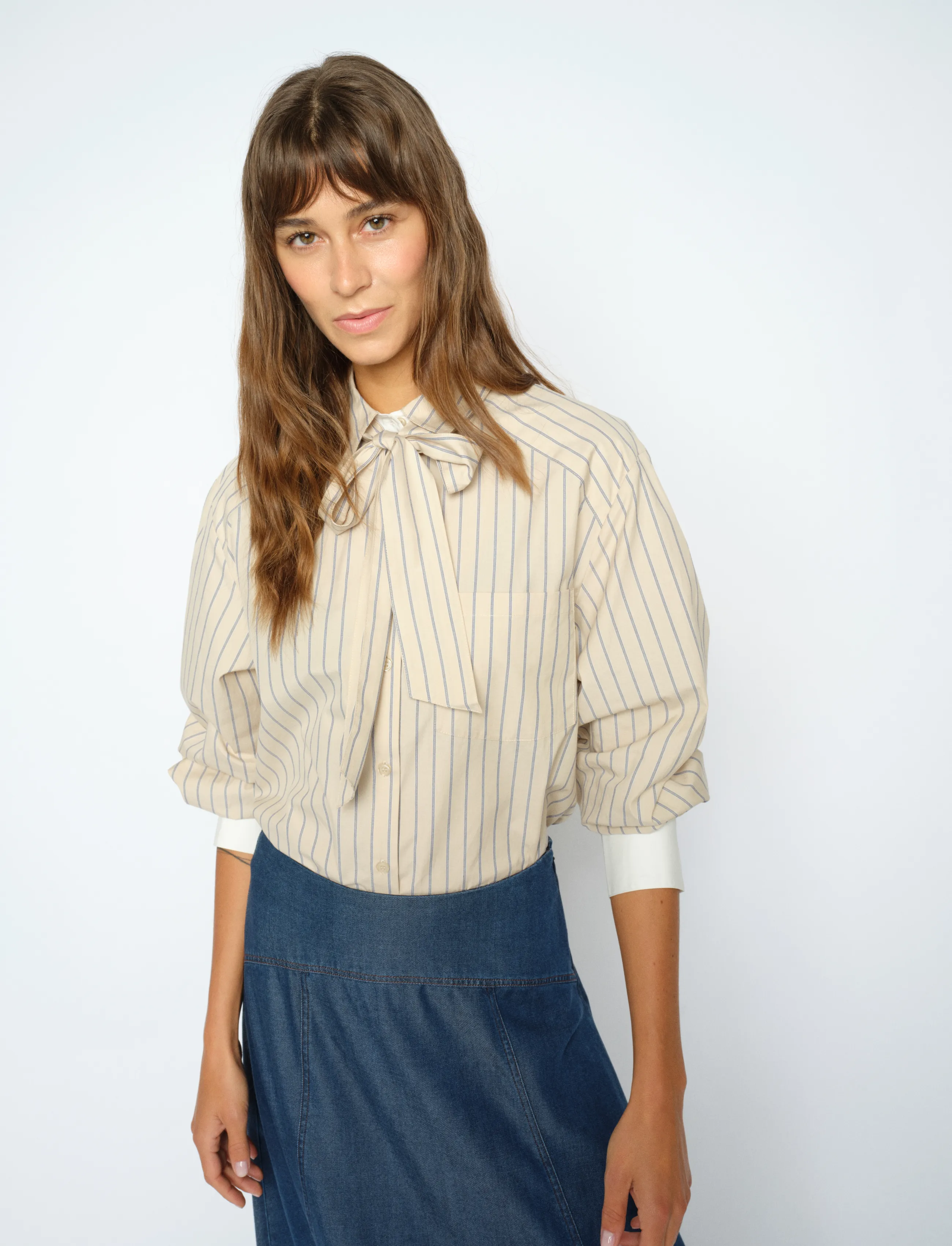 MOS MOSH - MMKeeva Lilou Shirt - langærmede skjorter - oxford tan - 3