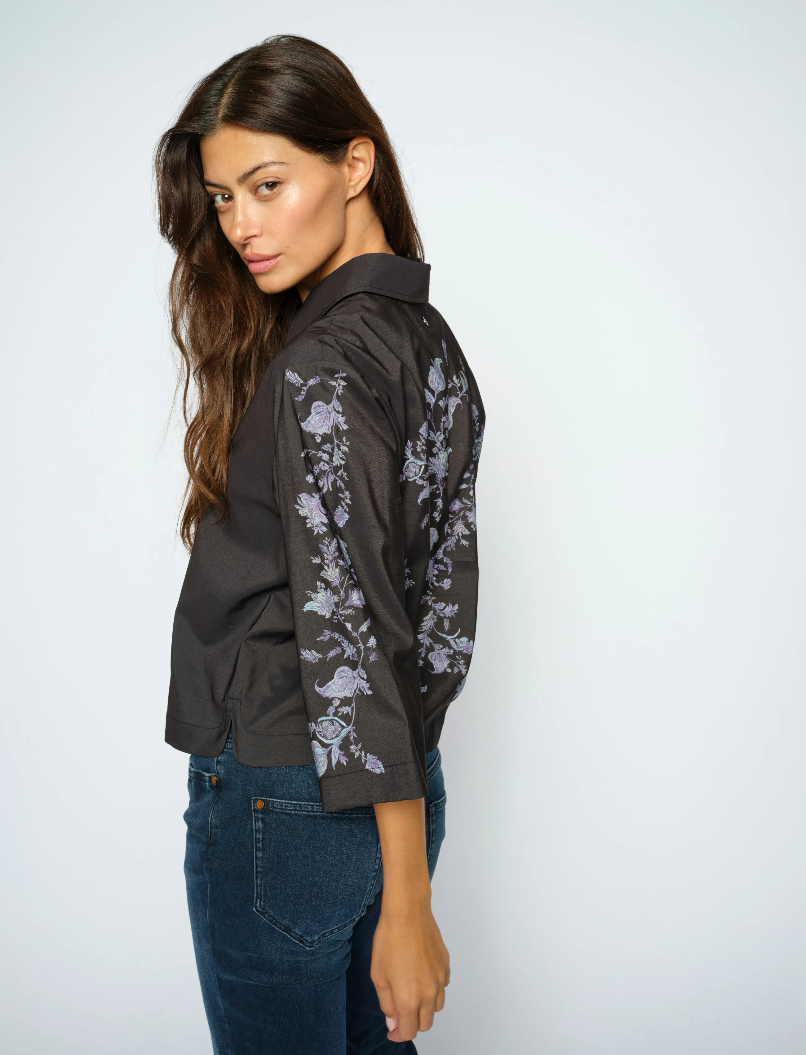 MOS MOSH - MMIsey Fleury Shirt - kurzärmlige hemden - black - 4