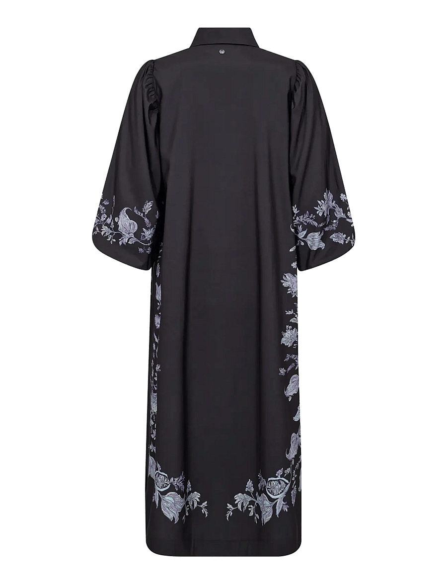 MOS MOSH - MMIqala Fleury Dress - skjortklänningar - black - 1