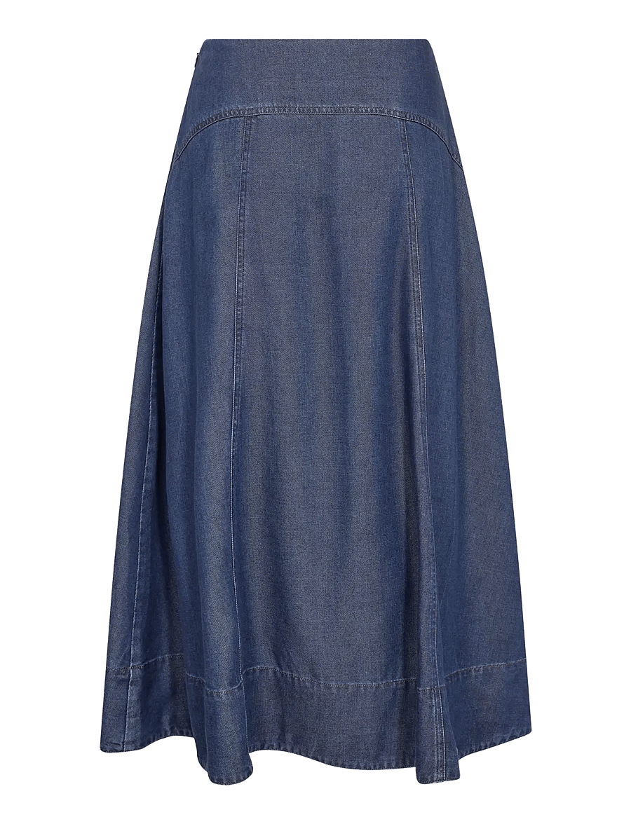 MOS MOSH - MMAurora Lio Skirt - midi-röcke - dark blue - 2