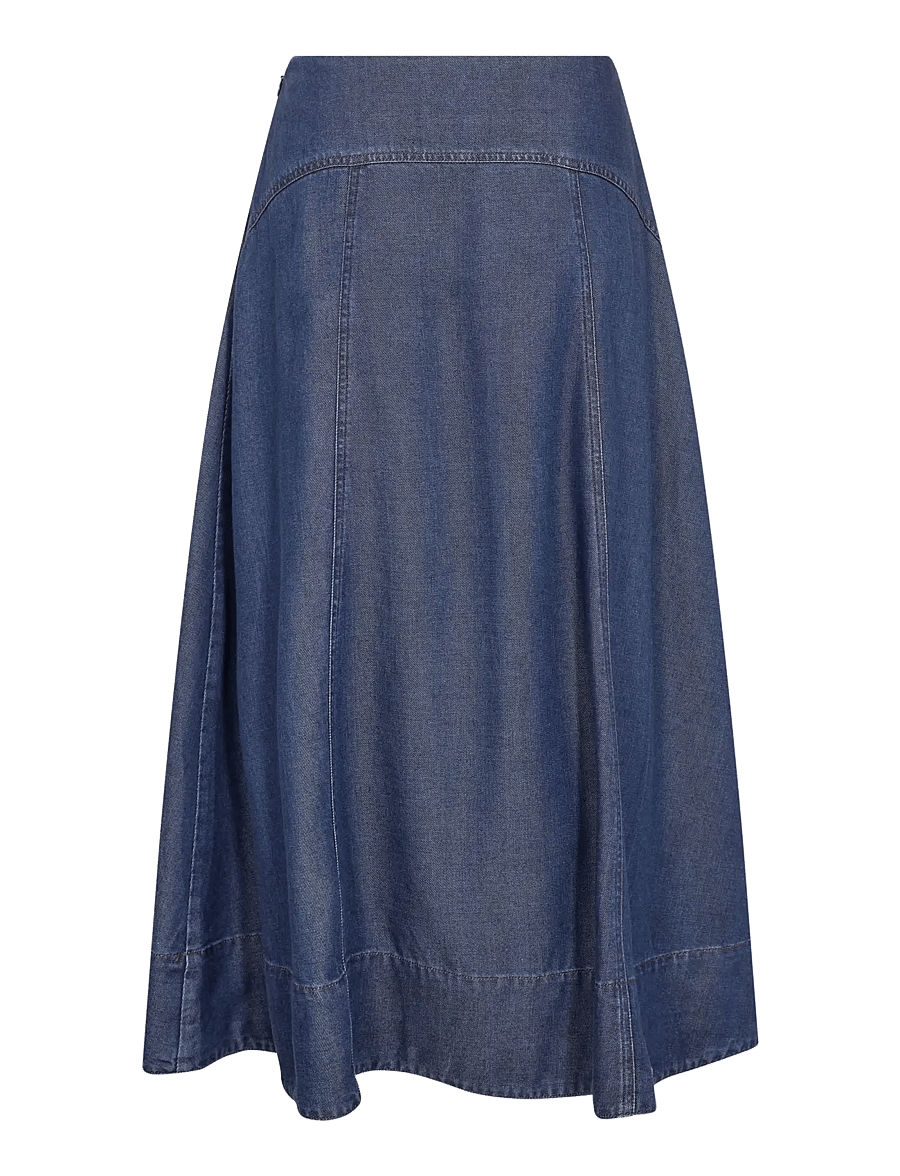 MOS MOSH - MMAurora Lio Skirt - midi nederdele - dark blue - 2