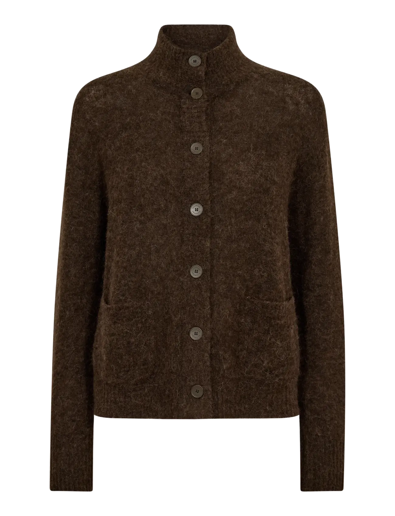 MOS MOSH MMMape Knit Cardigan - Gebreide vesten - DELICIOSO / brown