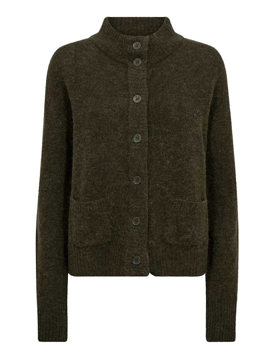 MOS MOSH - MMMape Knit Cardigan - cardigans - rosin - 1