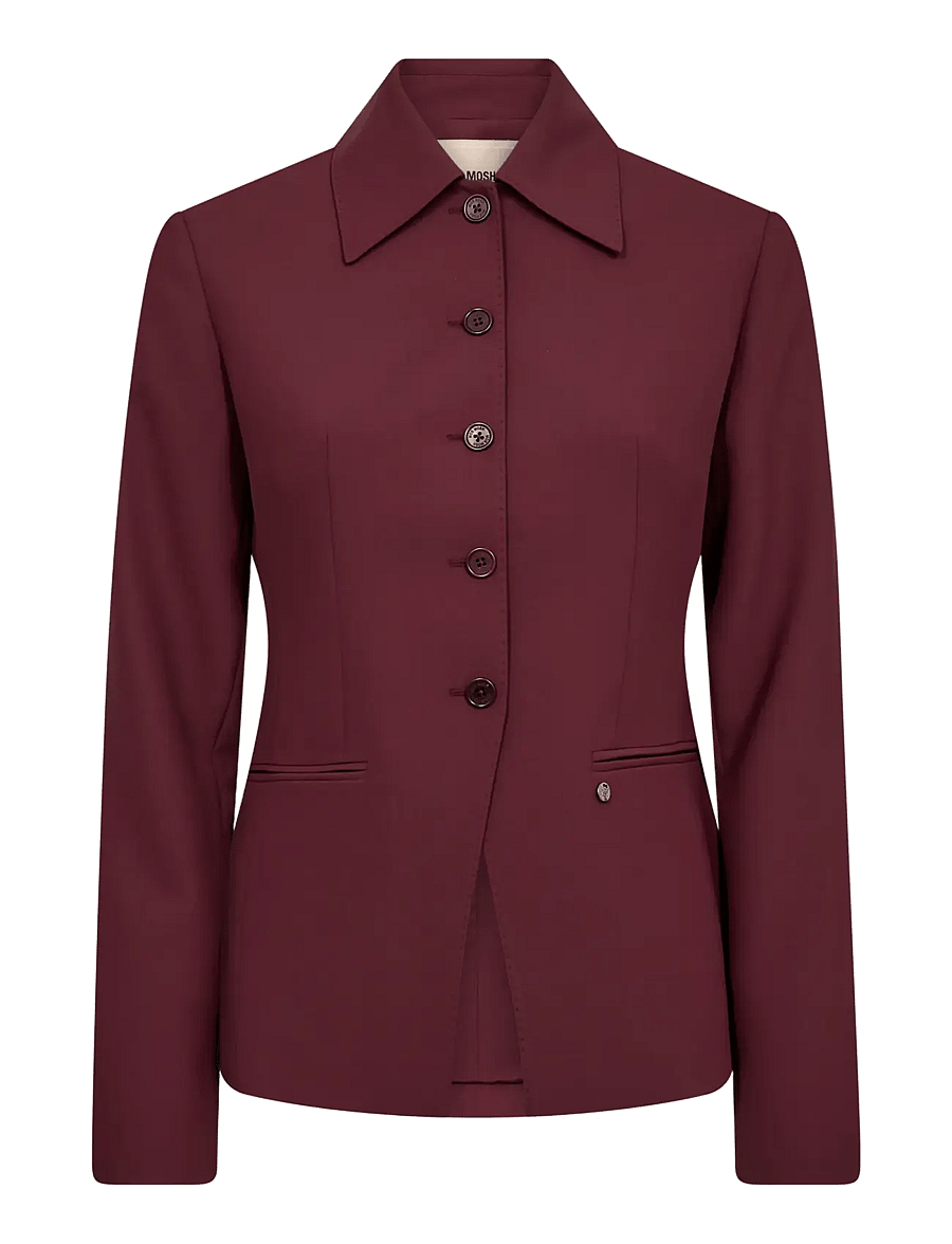 MOS MOSH - MMKathy Miley Jacket - enkeltradede blazere - port royale - 1