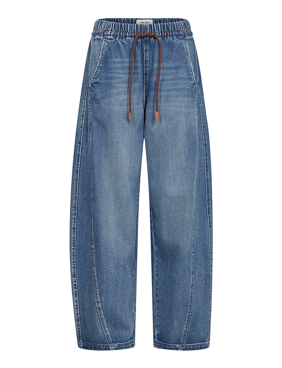 MOS MOSH - MMGiulia Jog Jeans - laia säärega teksad - blue - 1