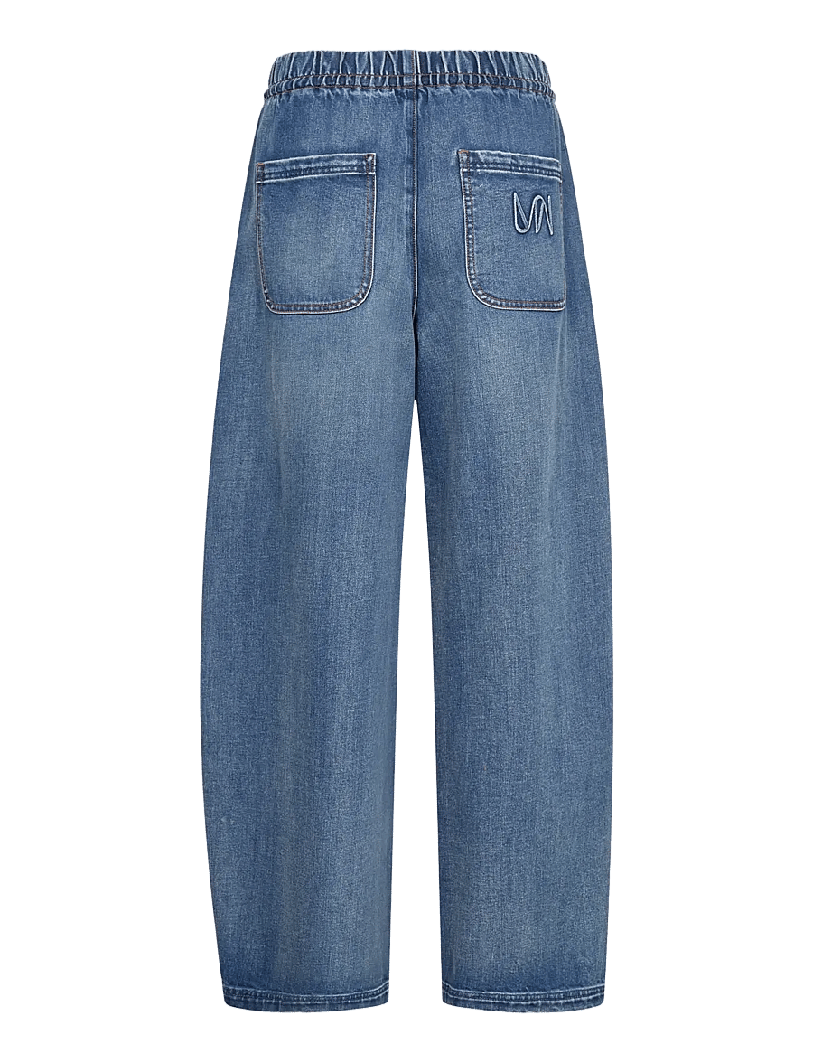 MOS MOSH - MMGiulia Jog Jeans - laia säärega teksad - blue - 2