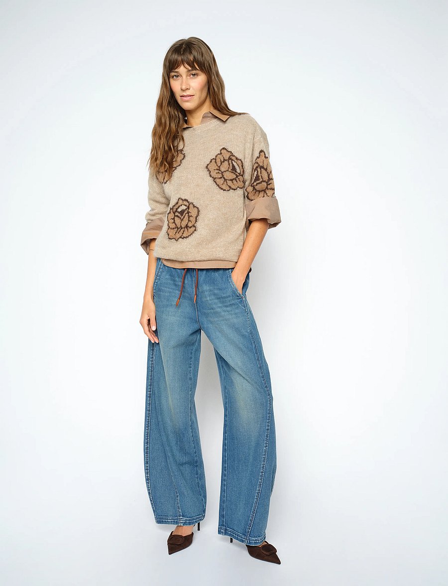 MOS MOSH - MMGiulia Jog Jeans - laia säärega teksad - blue - 0