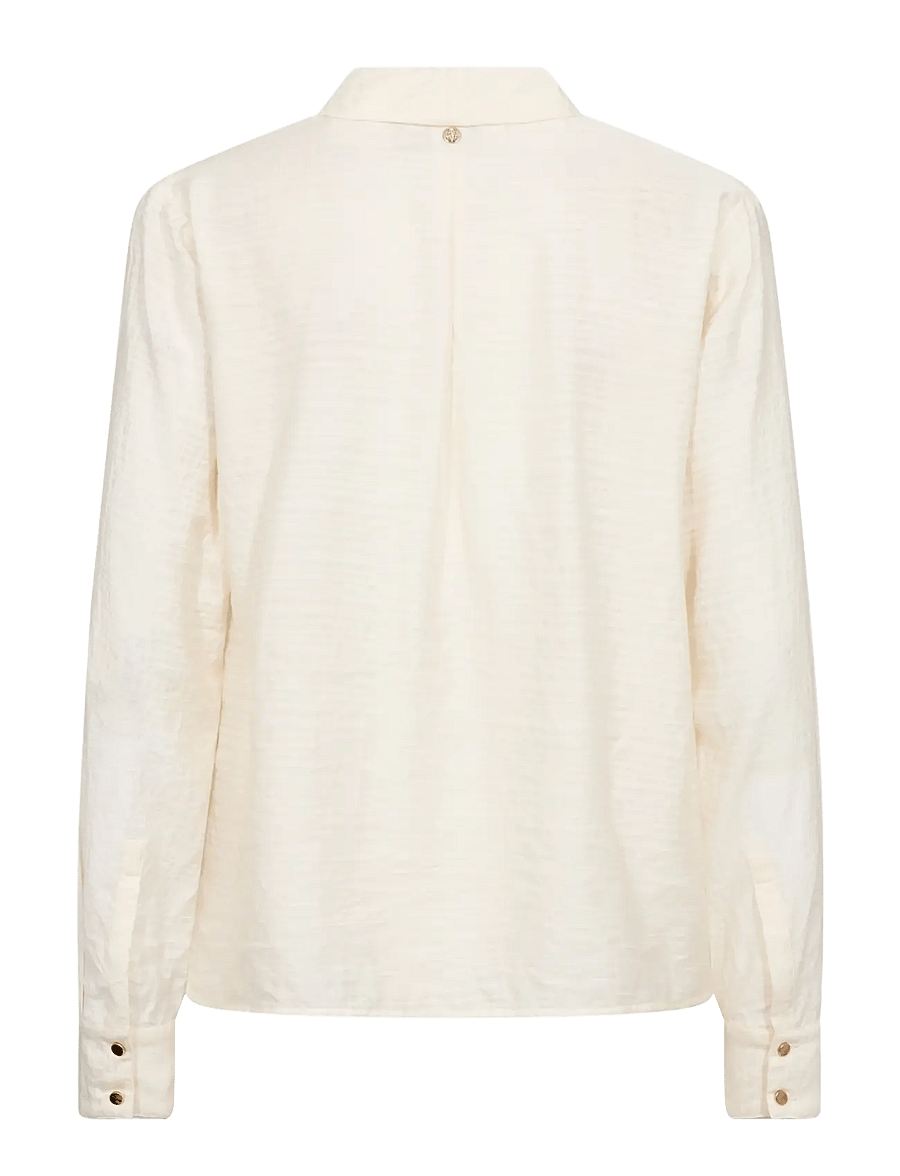 MOS MOSH - MMSaba Tie Shirt - long sleeved blouses - ecru - 2